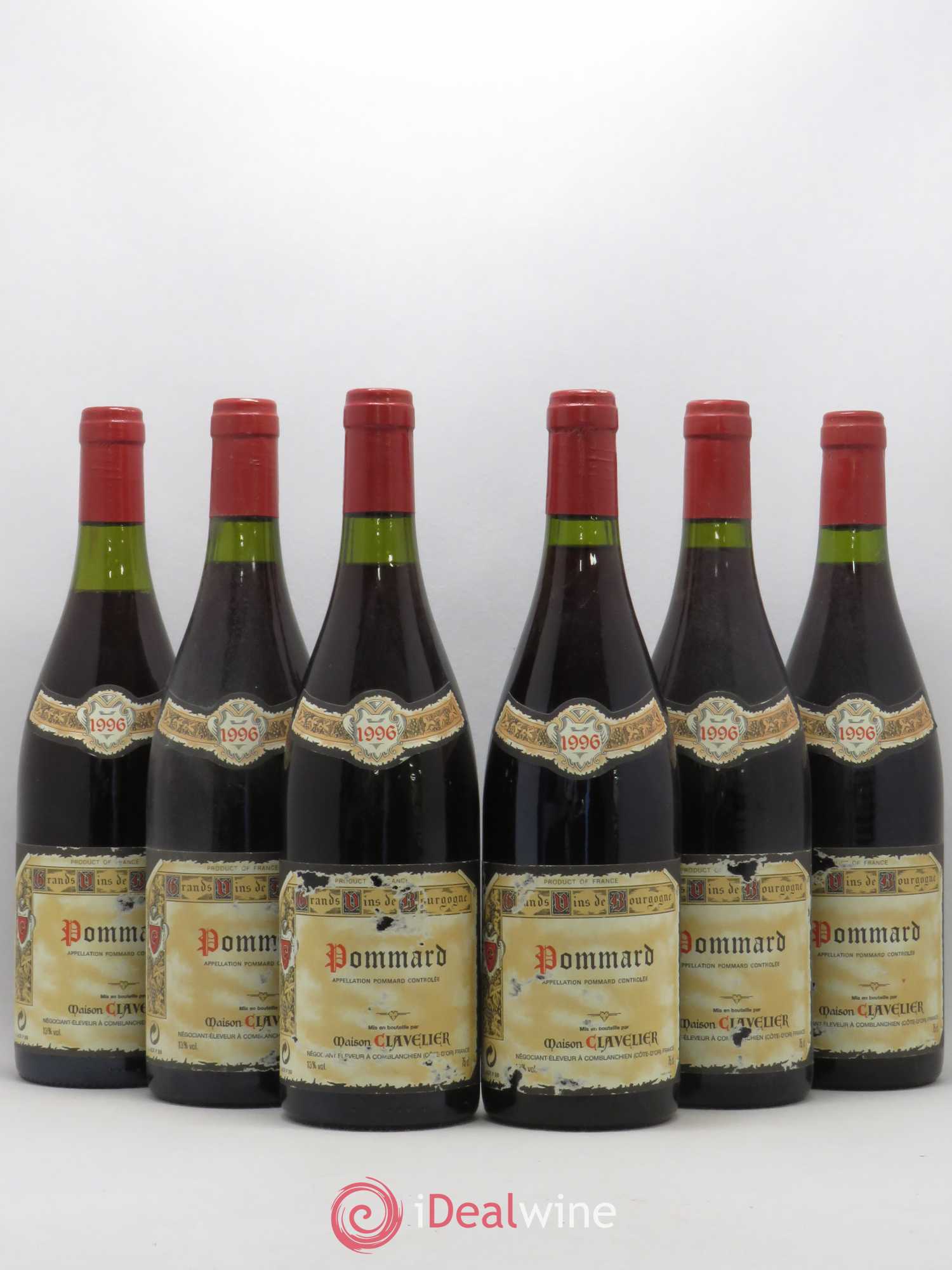 Pommard Maison Clavelier 1996 - Posten von 6 Flaschen - 0