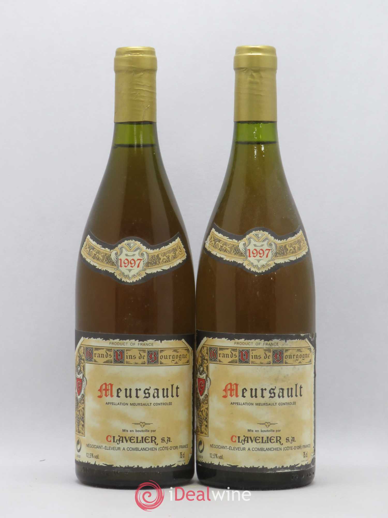 Meursault Clavelier S.A. 1997 - Posten von 2 Flaschen - 0