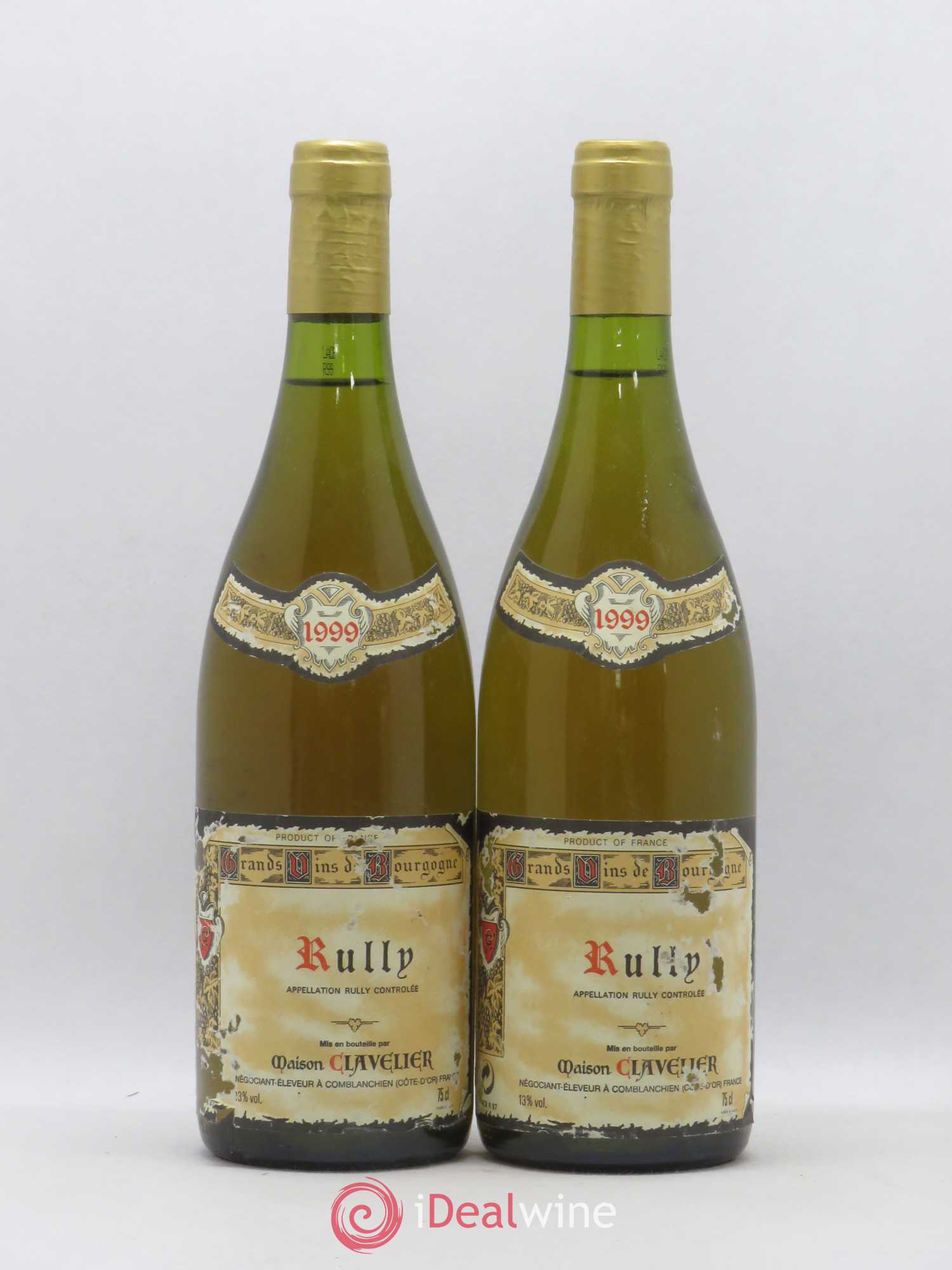 Rully Maison Clavelier (sans prix de réserve) 1999 - Posten von 2 Flaschen - 0