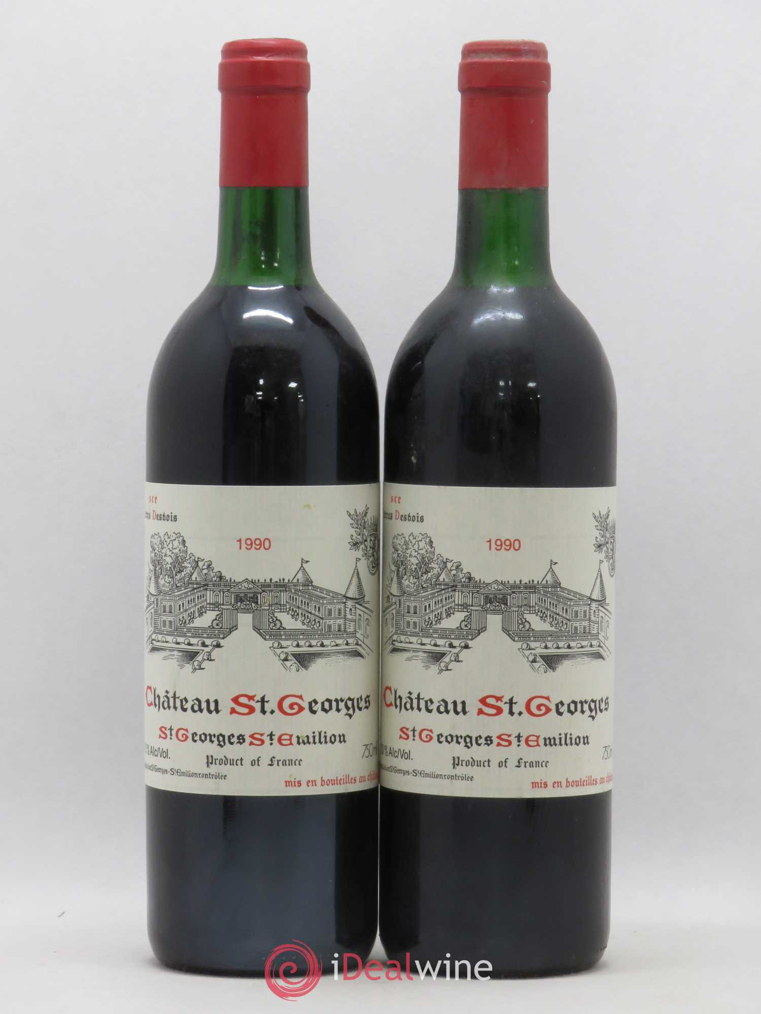 Château Saint-Georges 1990 - Lot de 2 bouteilles - 0