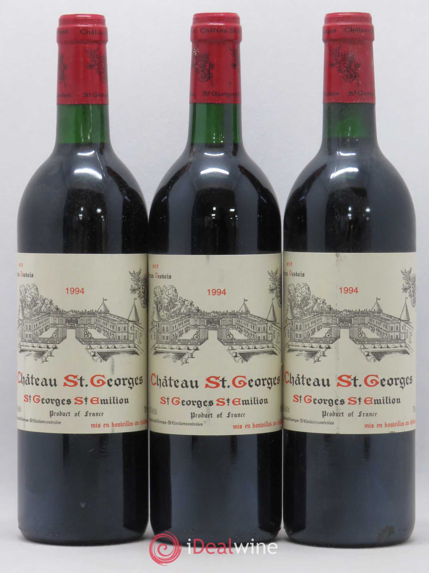 Château Saint-Georges 1994 - Lot de 3 bouteilles - 0