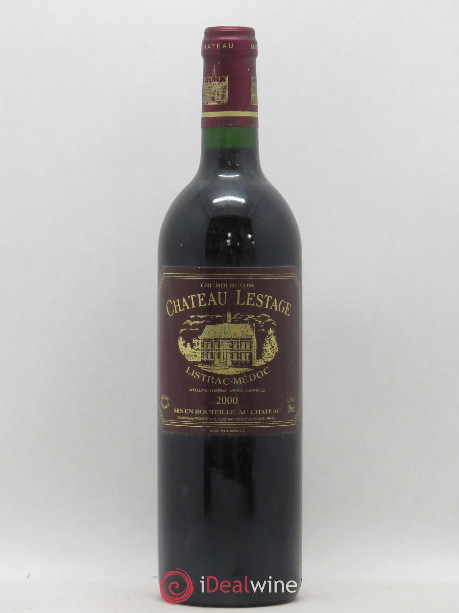 Château Lestage Cru Bourgeois 2000 - Lot de 1 bouteille - 0