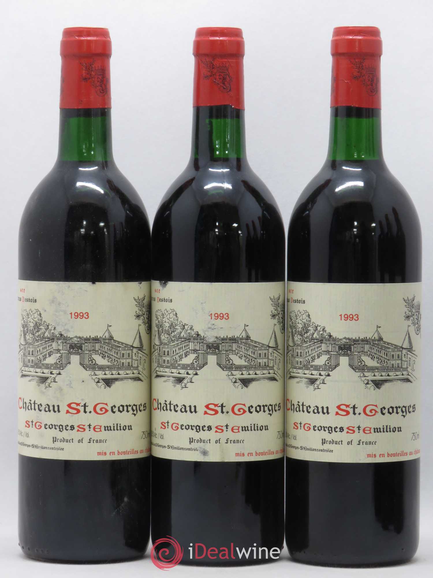 Château Saint-Georges 1993 - Lot de 6 bouteilles - 1