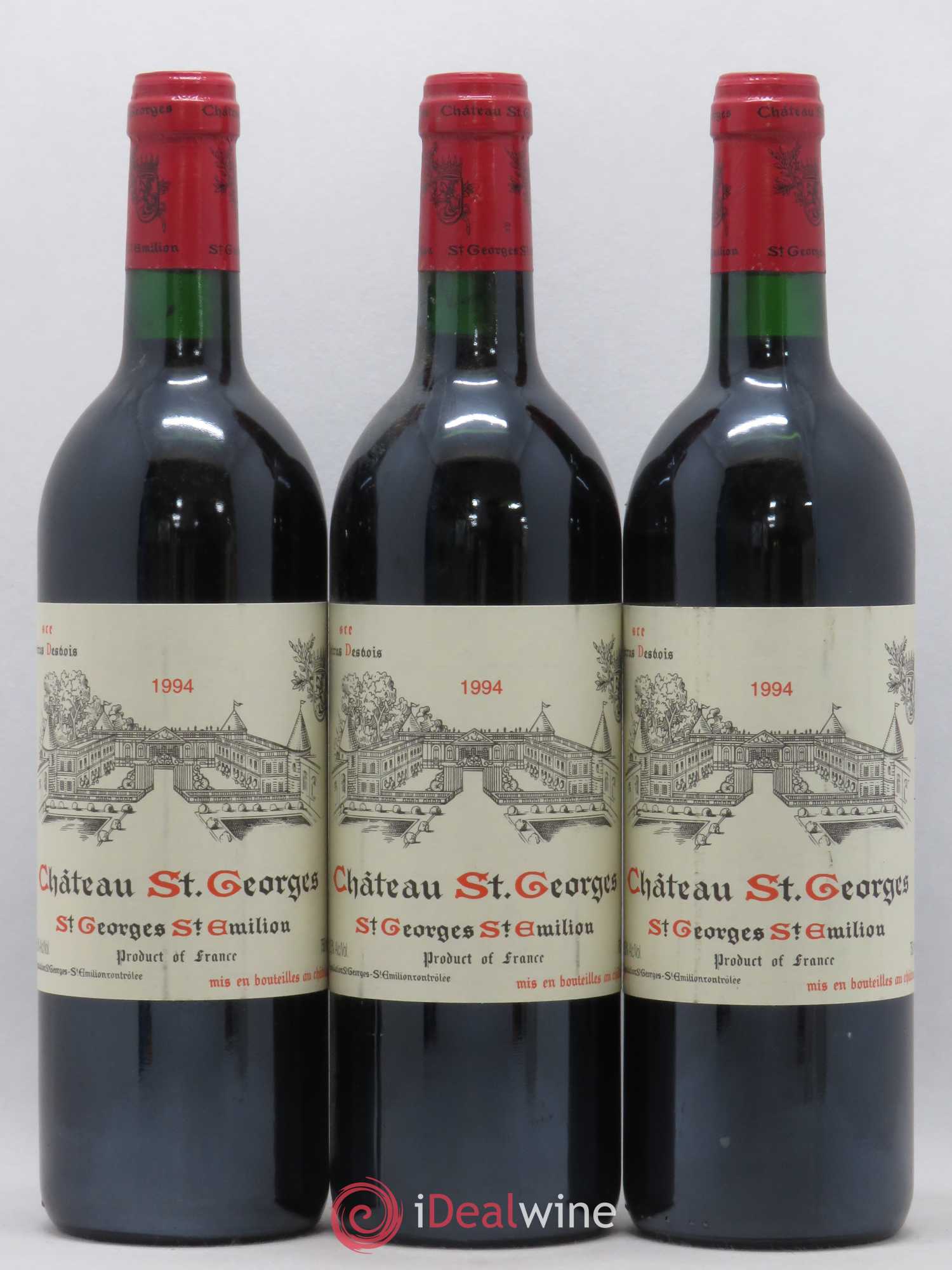 Château Saint-Georges 1994 - Lot de 3 bouteilles - 0