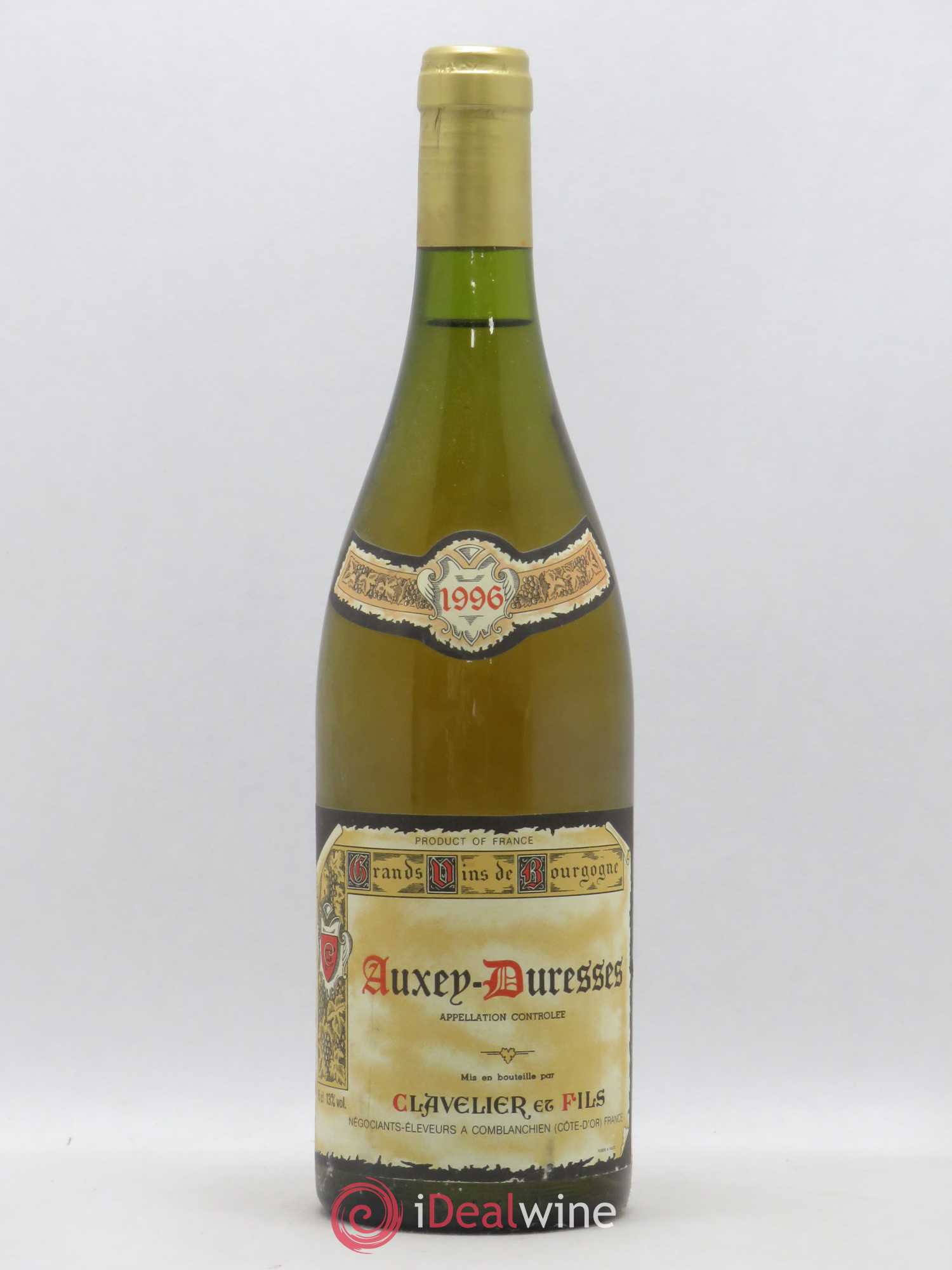 Auxey-Duresses Clavelier & Fils 1996 - Lot de 1 bouteille - 0