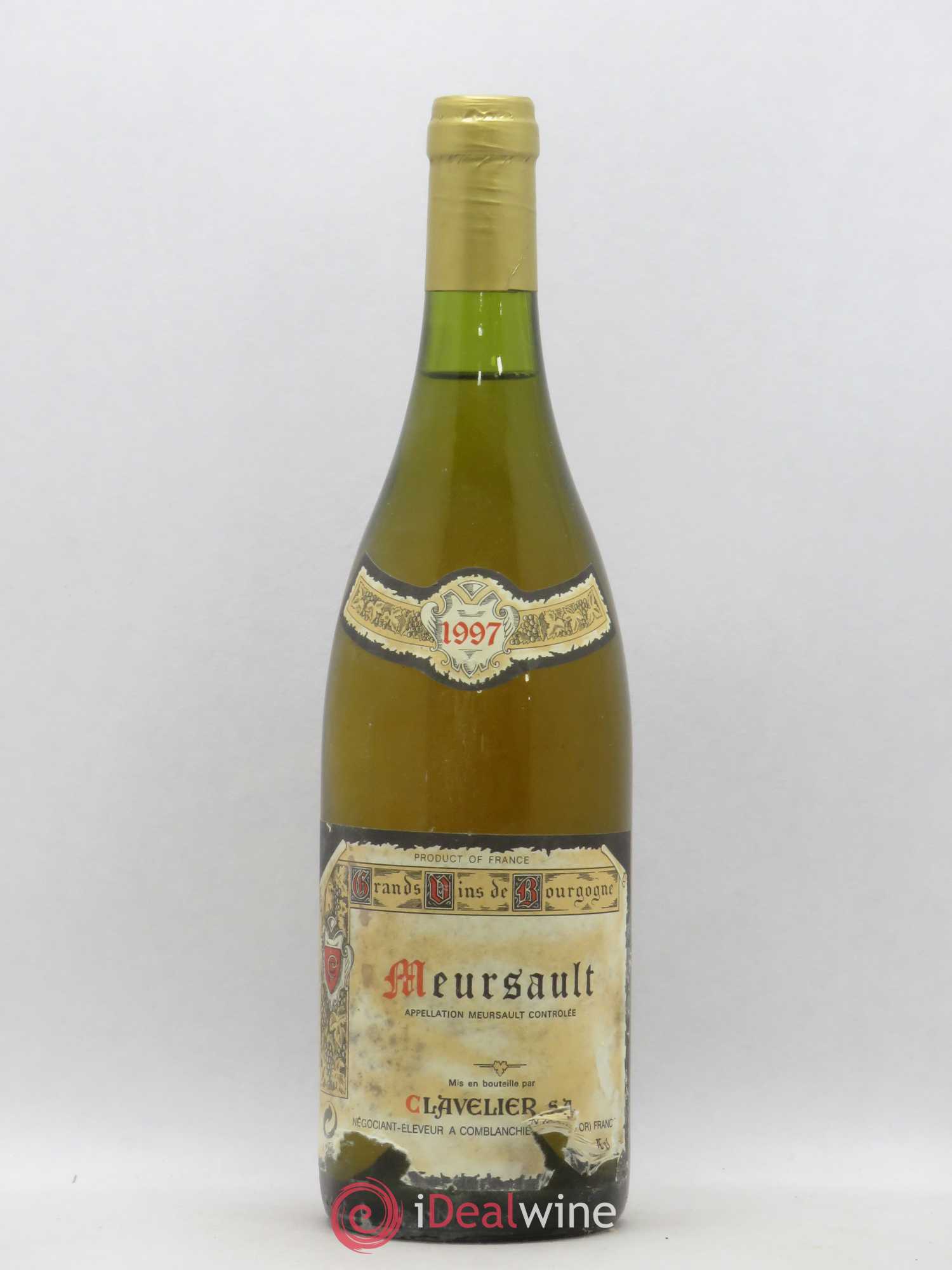 Meursault Clavelier S.A. 1997 - Posten von 1 Flasche - 0