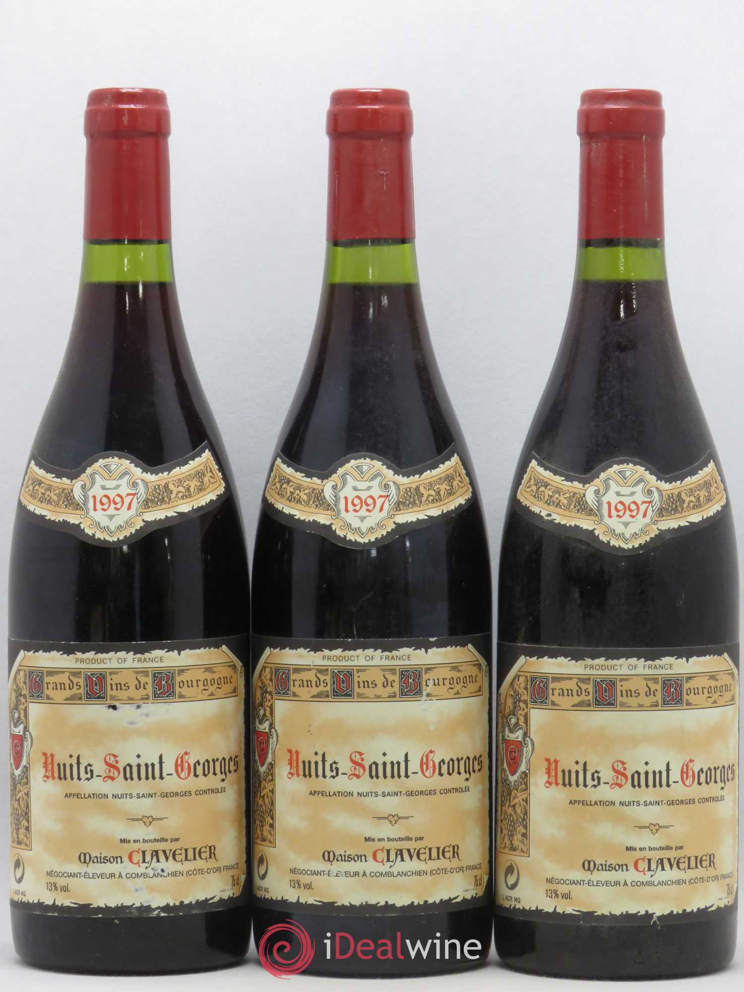 Nuits-Saint-Georges Maison Clavelier 1997 - Lot de 6 bouteilles - 2