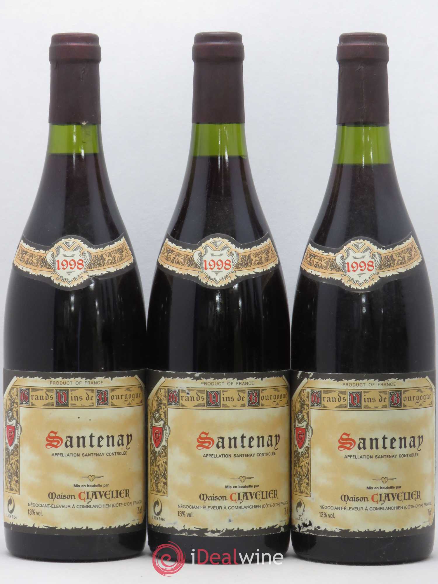 Santenay Maison Clavelier (sans prix de réserve) 1998 - Posten von 6 Flaschen - 1