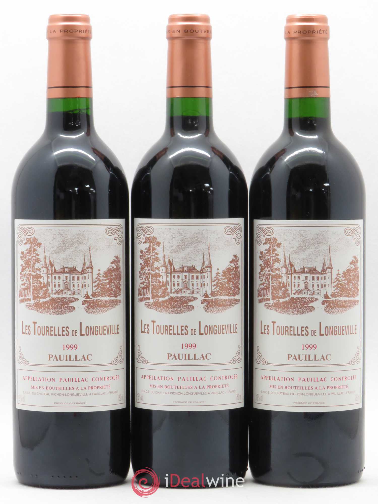 Les Tourelles de Longueville Second Vin 1999 - Lotto di 6 bottiglie - 1