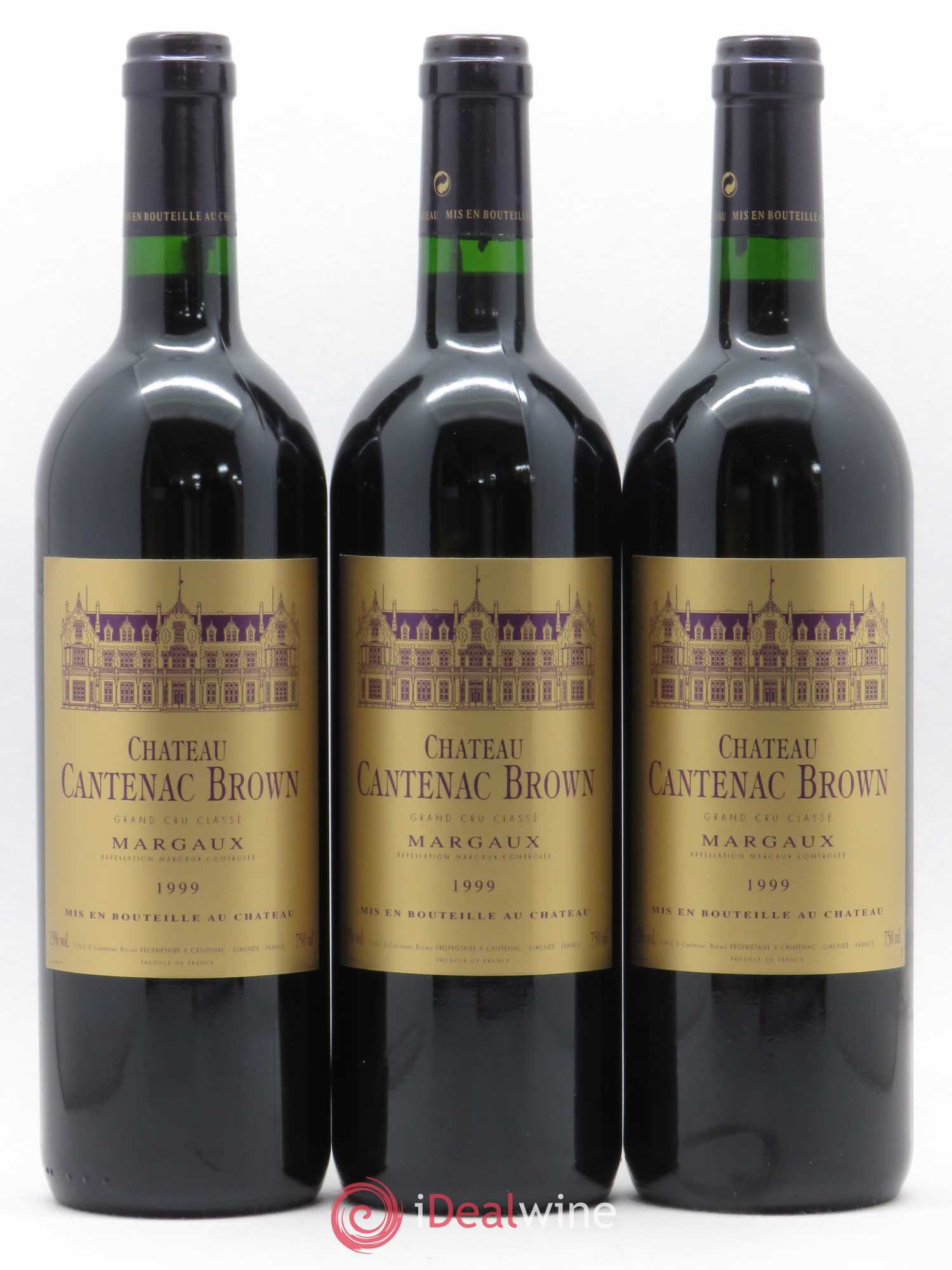 Château Cantenac Brown 3ème Grand Cru Classé 1999 - Lot de 6 bouteilles - 2