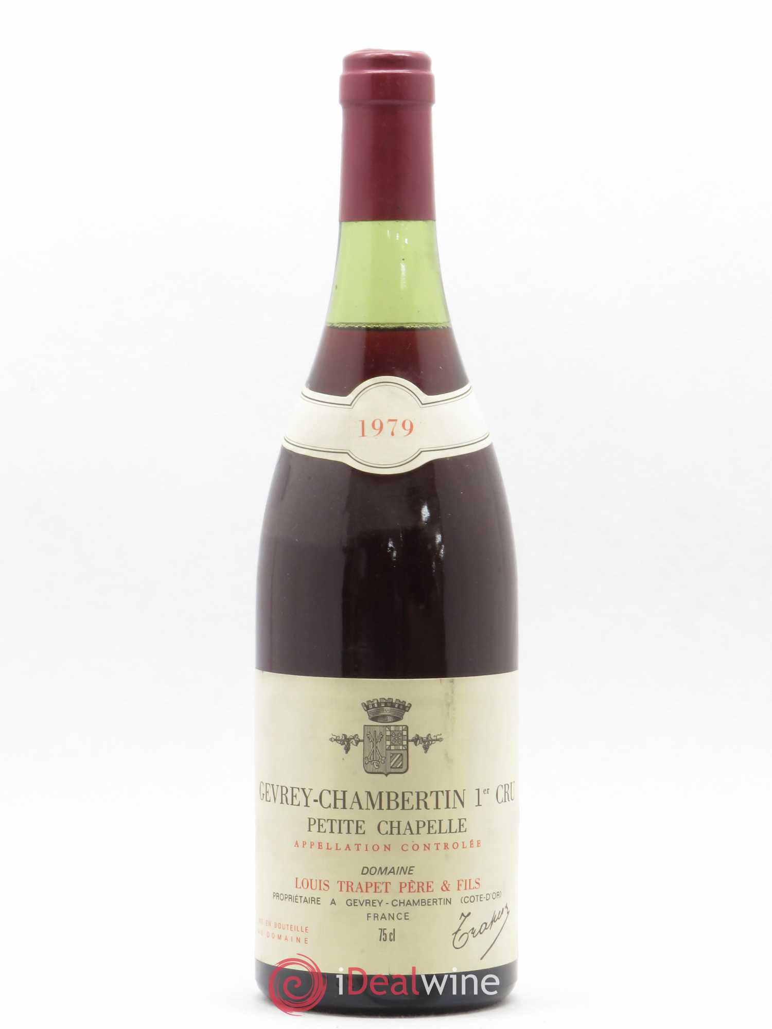 Gevrey-Chambertin 1er Cru Petite Chapelle Domaine Trapet 1979 - Lot de 1 bouteille - 0