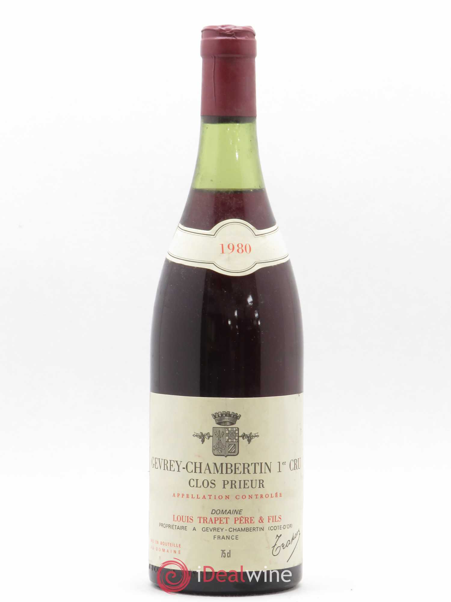 Gevrey-Chambertin 1er Cru Louis Trapet 1980 - Lot de 1 bouteille - 0