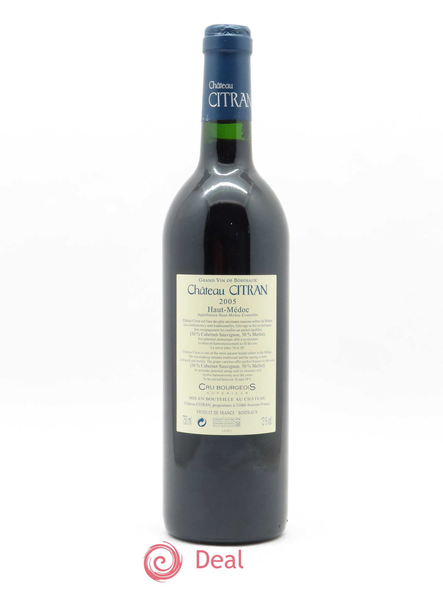 Château Citran Cru Bourgeois 2005 - Lot de 1 bouteille - 1