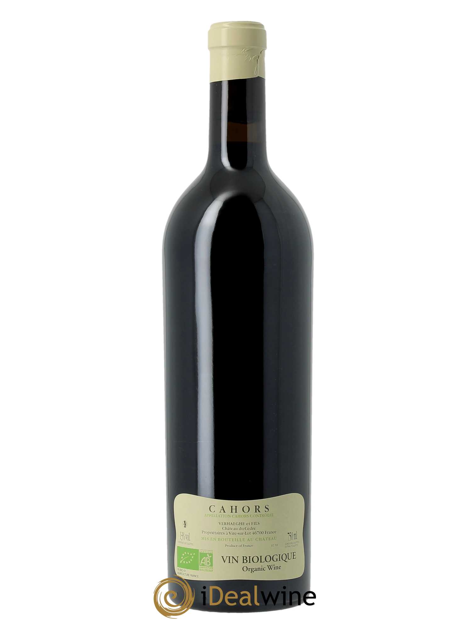 Cahors Château du Cèdre Cuvée Le Cèdre Pascal et Jean-Marc Verhaeghe 2019 - Lot of 1 bottle - 1