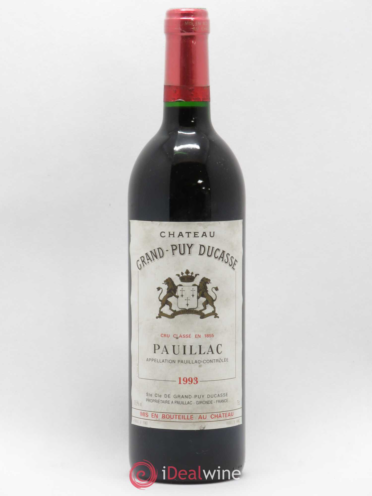 Château Grand Puy Ducasse 5ème Grand Cru Classé 1993 - Lot de 1 bouteille - 0
