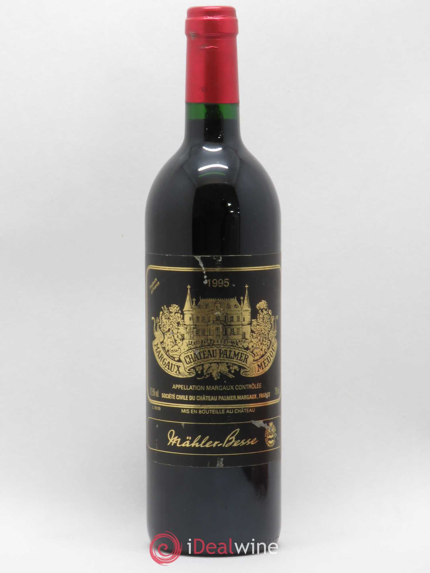 Château Palmer 3ème Grand Cru Classé 1995 - Lot de 1 bouteille - 0