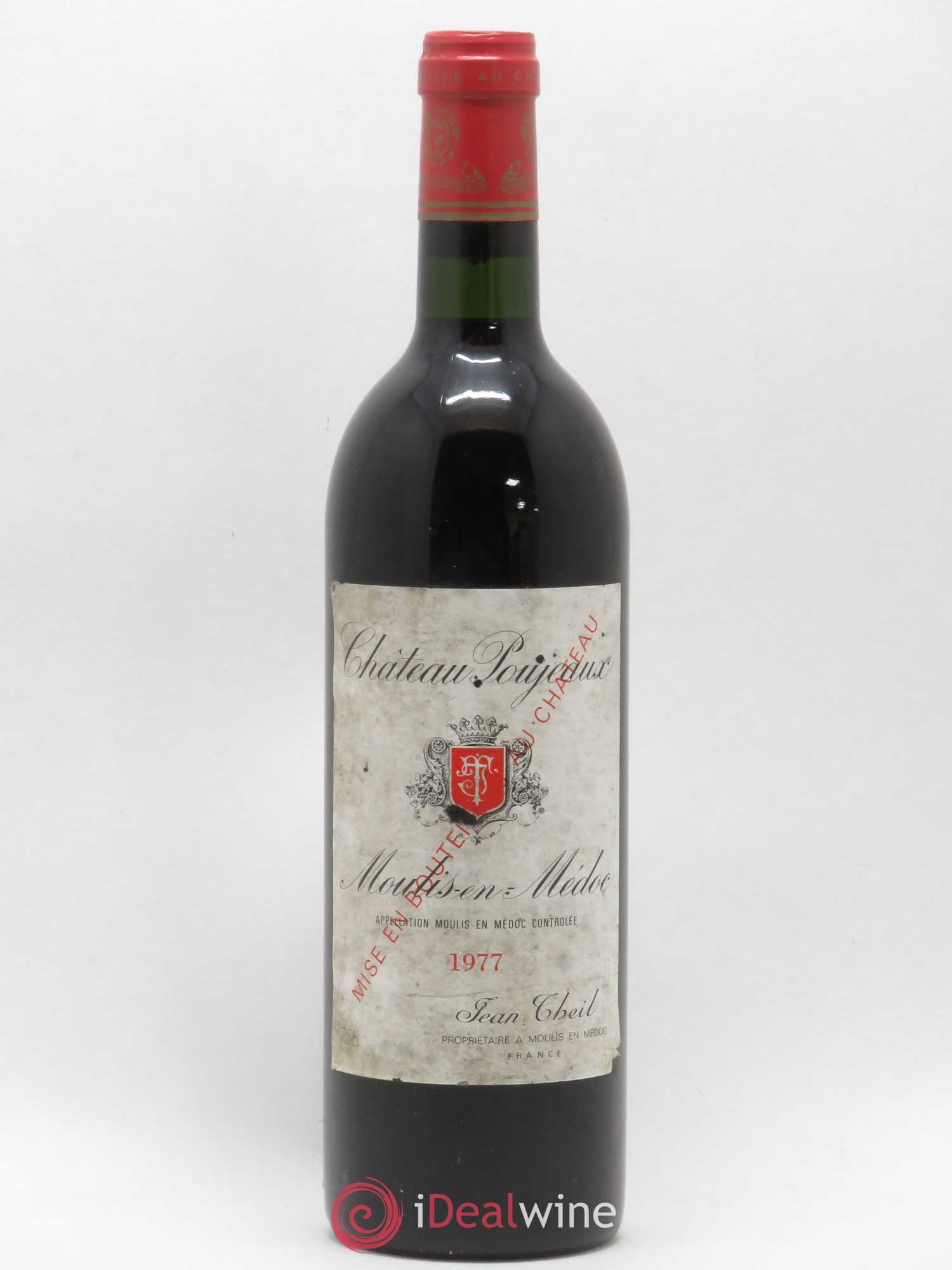 Château Poujeaux 1977 - Lot de 1 bouteille - 0