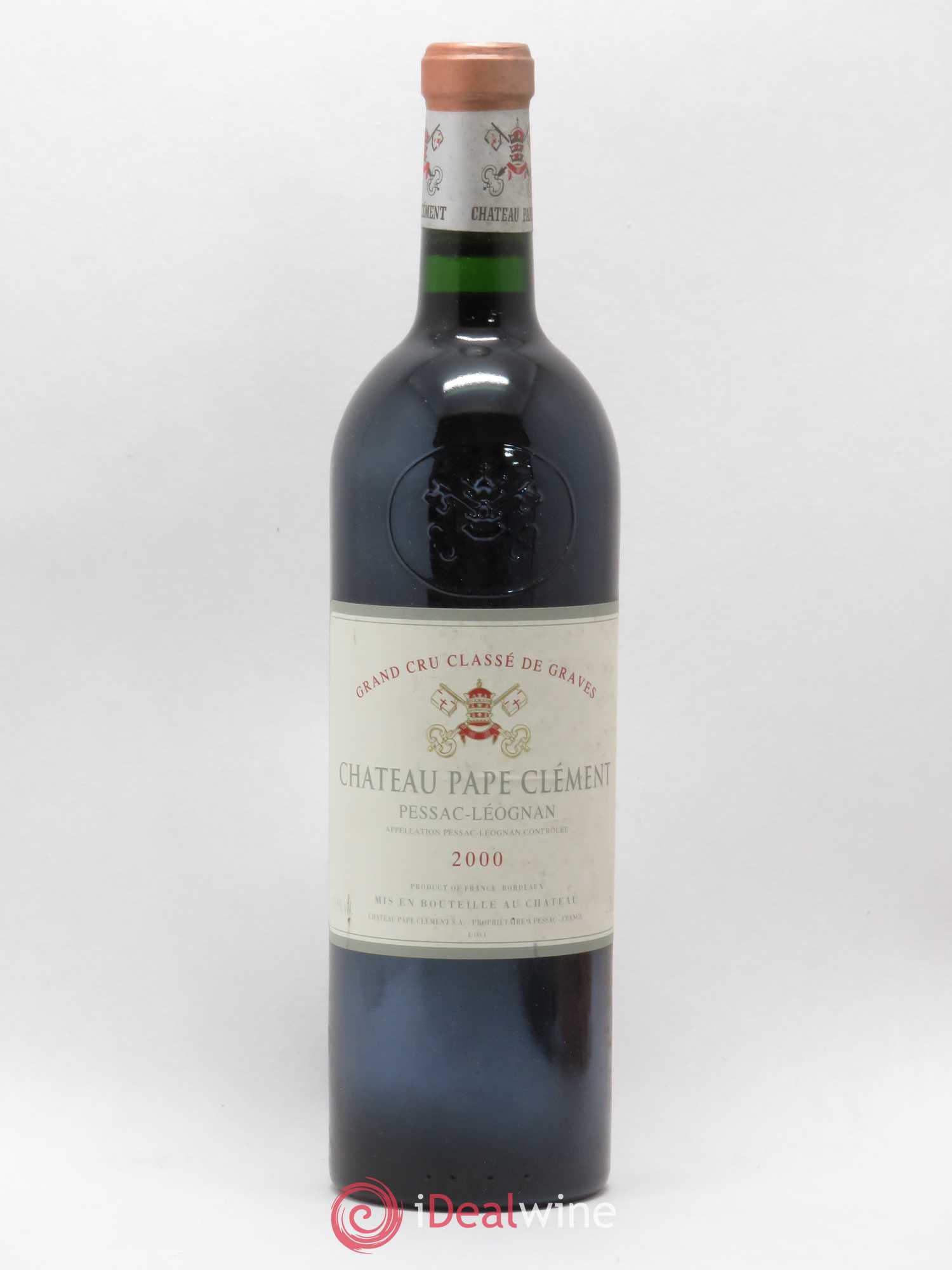 Château Pape Clément Cru Classé de Graves 2000 - Lot de 1 bouteille - 0