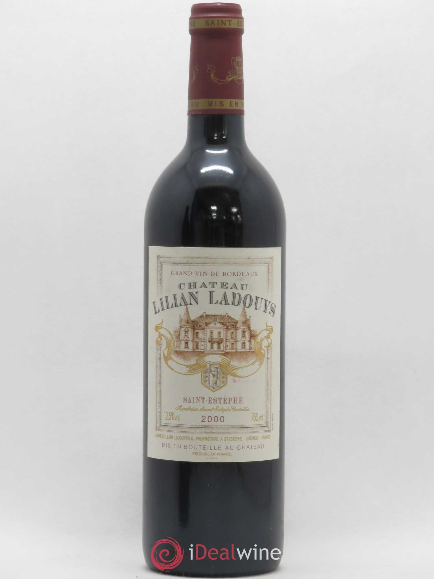 Château Lilian Ladouys Cru Bourgeois 2000 - Lot de 1 bouteille - 0