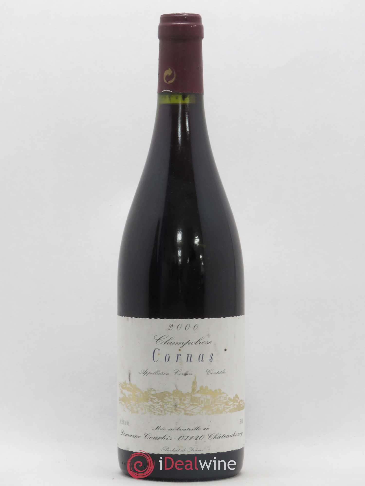 Cornas Champelrose Domaine Courbis 2000 - Lot de 1 bouteille - 0