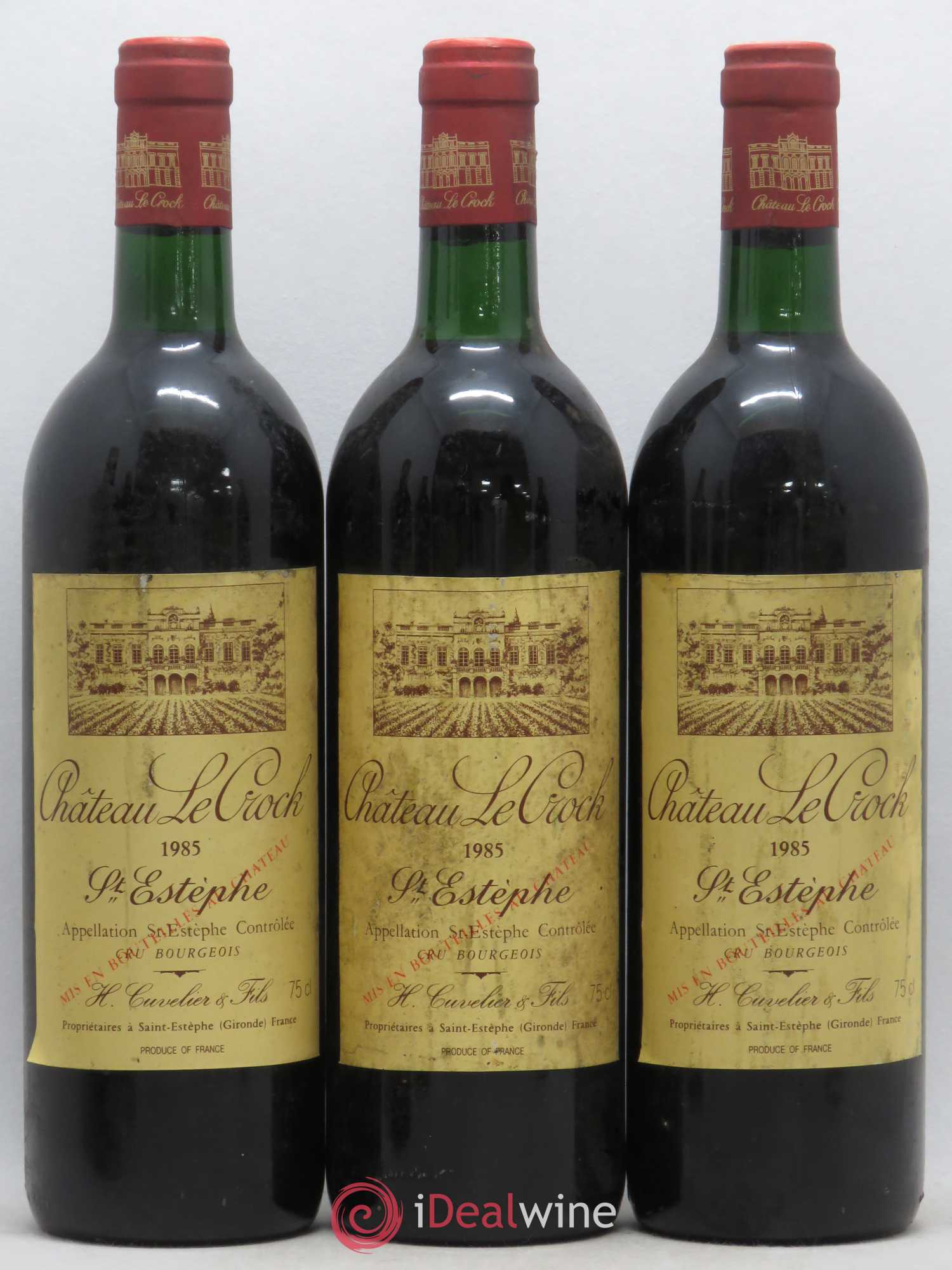 Château le Crock Cru Bourgeois St Estephe 1985 - Lot de 6 bouteilles - 2