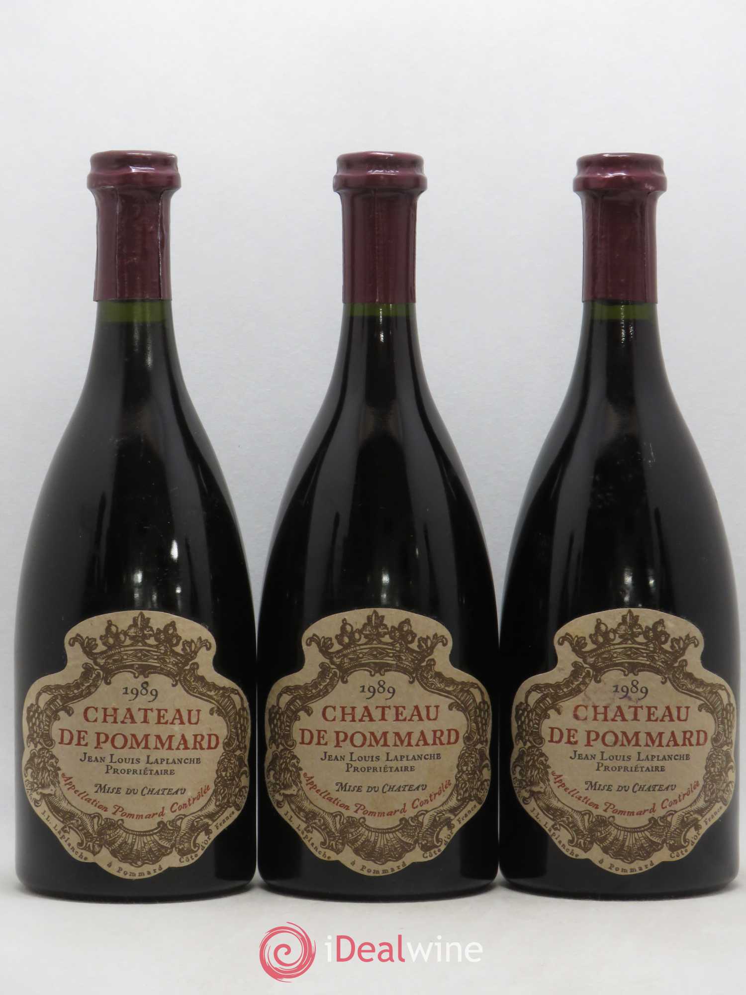 Pommard Château de Pommard 1989 - Lot de 6 bouteilles - 1