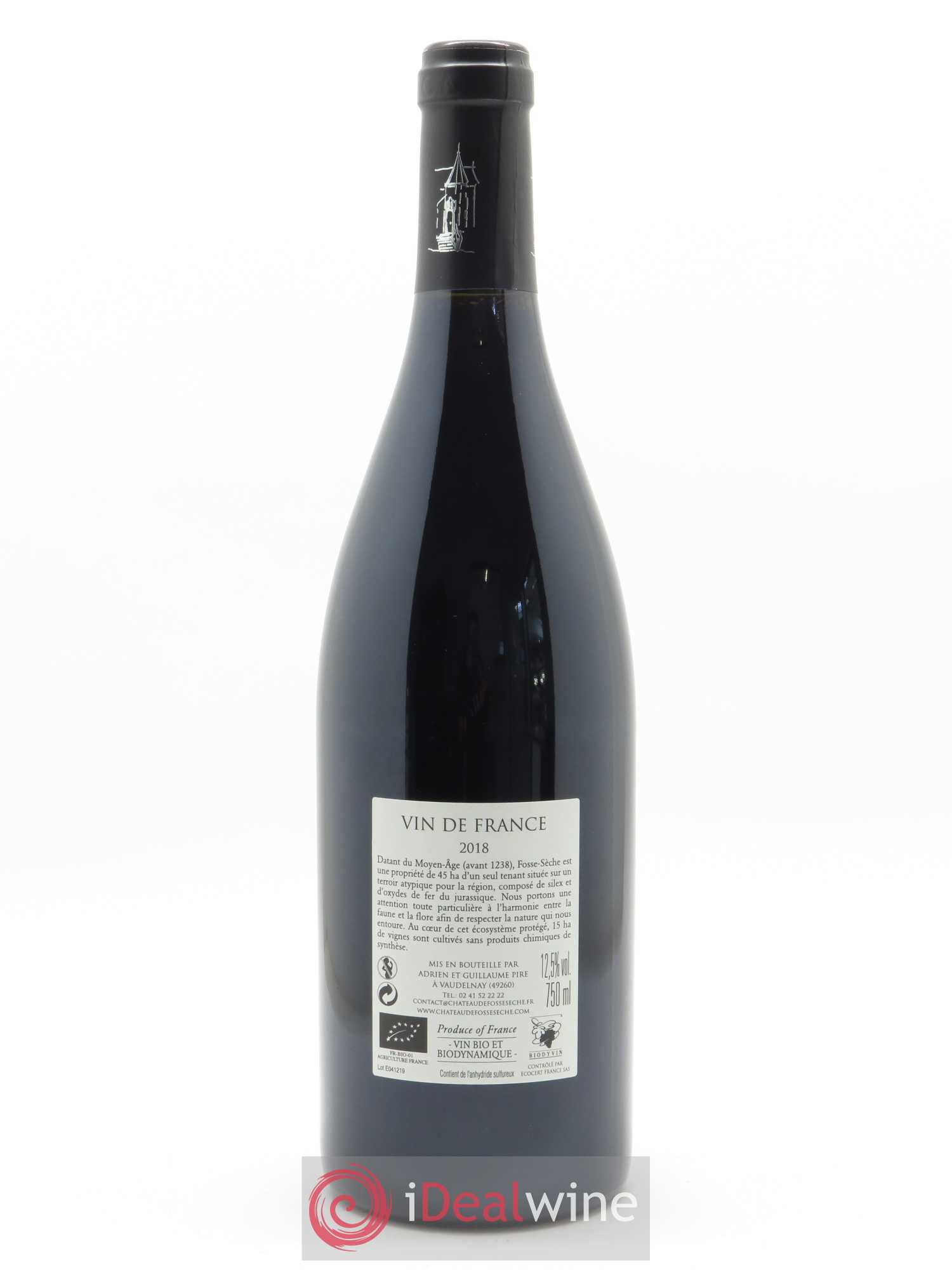 Saumur Eolithe Château de Fosse-Sèche 2018 - Lot de 1 bouteille - 1