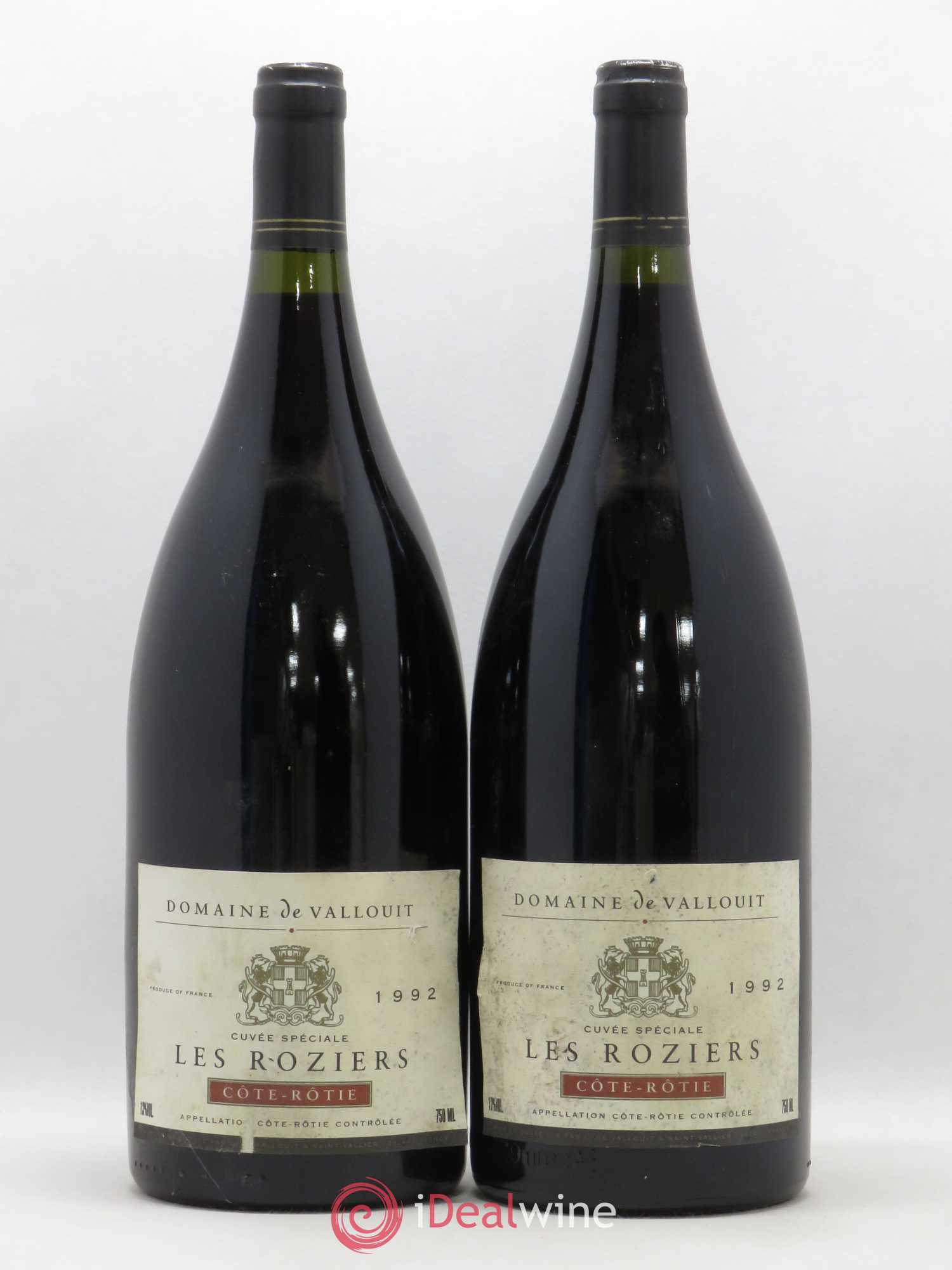 Côte-Rôtie Cuvée spéciale Les Roziers Domaine de Vallouit (sans prix de réserve) 1992 - Posten von 2 Magnum - 0