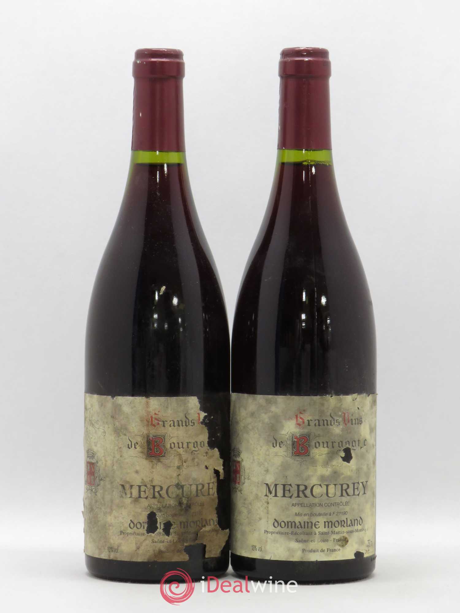 Mercurey Domaine Morland 2001 - Posten von 2 Flaschen - 0