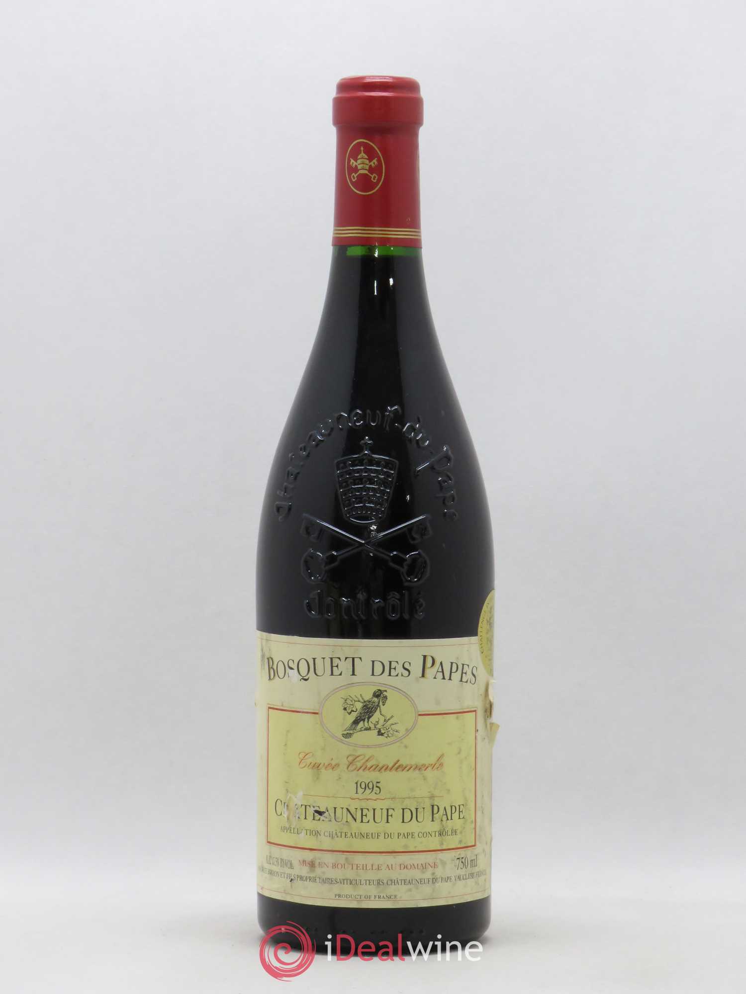 Châteauneuf-du-Pape Bosquet des Papes Famille Boiron Cuvée Chantemerle 1995 - Lot de 1 bouteille - 0