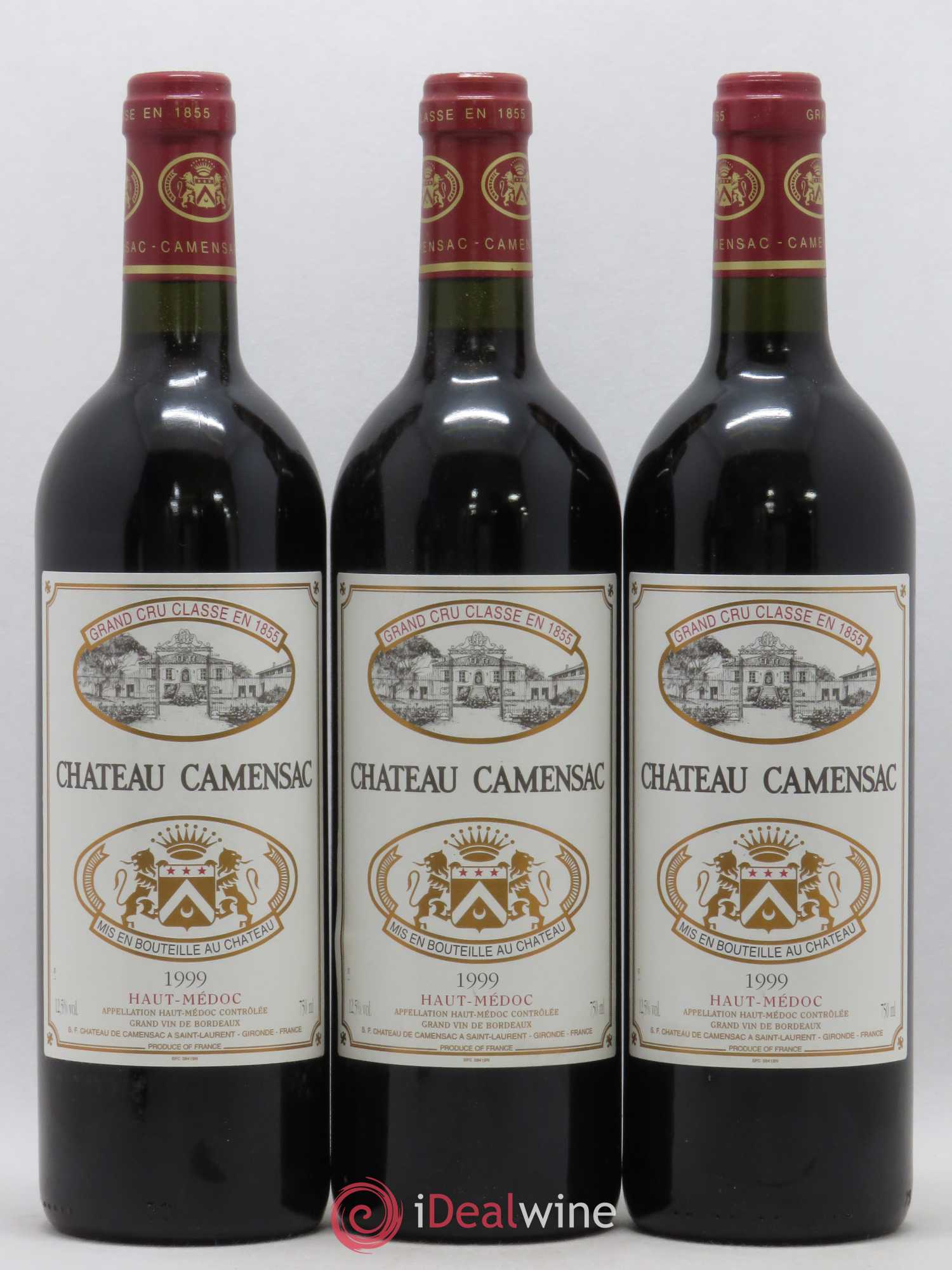 Château Camensac 5ème Grand Cru Classé 1999 - Lot de 12 bouteilles - 2