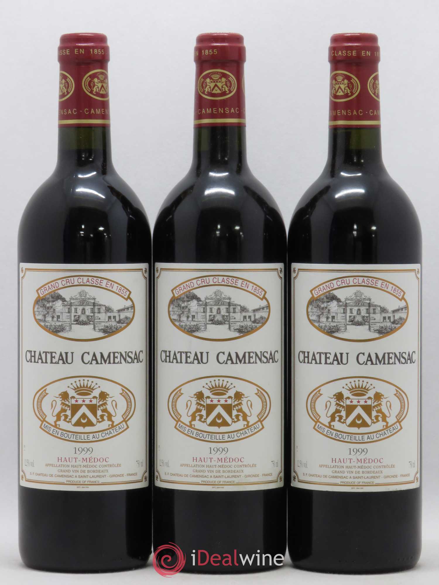 Château Camensac 5ème Grand Cru Classé 1999 - Lot de 12 bouteilles - 3
