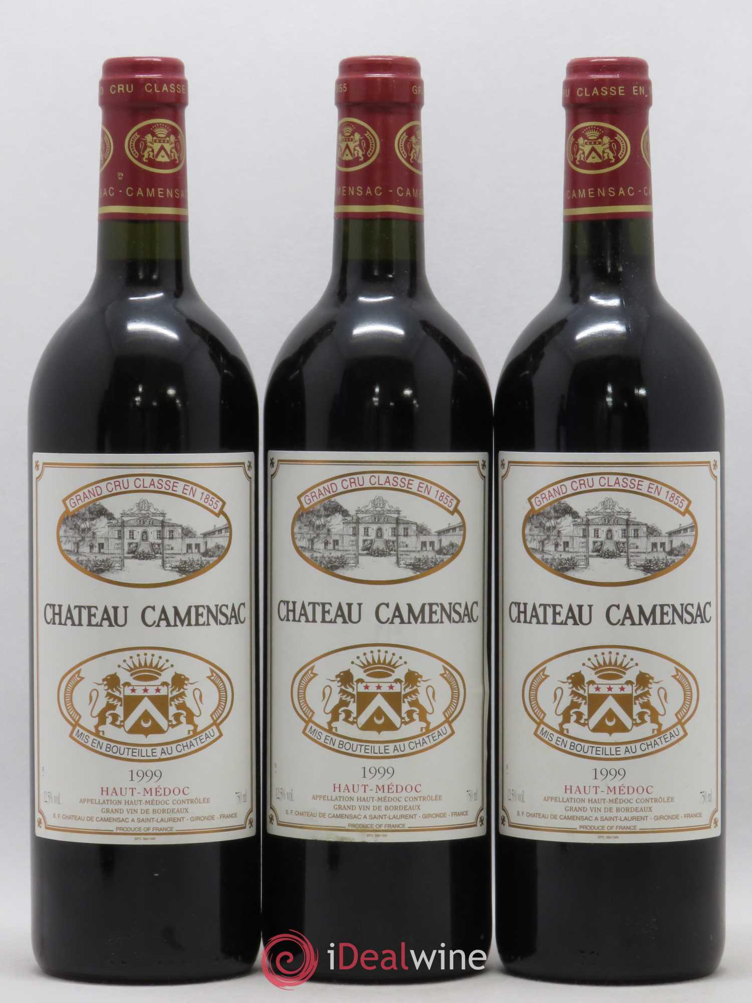 Château Camensac 5ème Grand Cru Classé 1999 - Lot de 12 bouteilles - 4