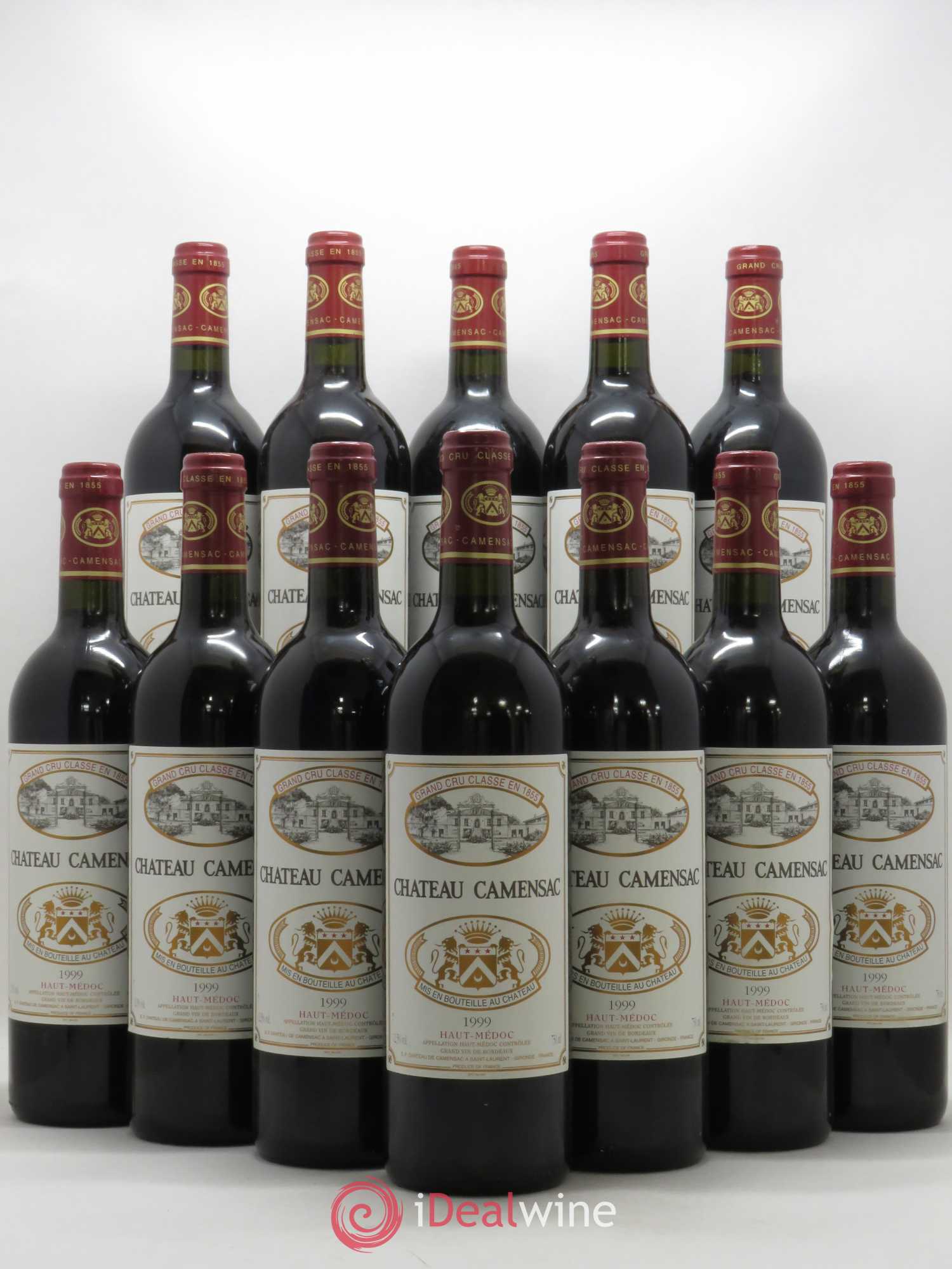 Château Camensac 5ème Grand Cru Classé 1999 - Lot de 12 bouteilles - 0