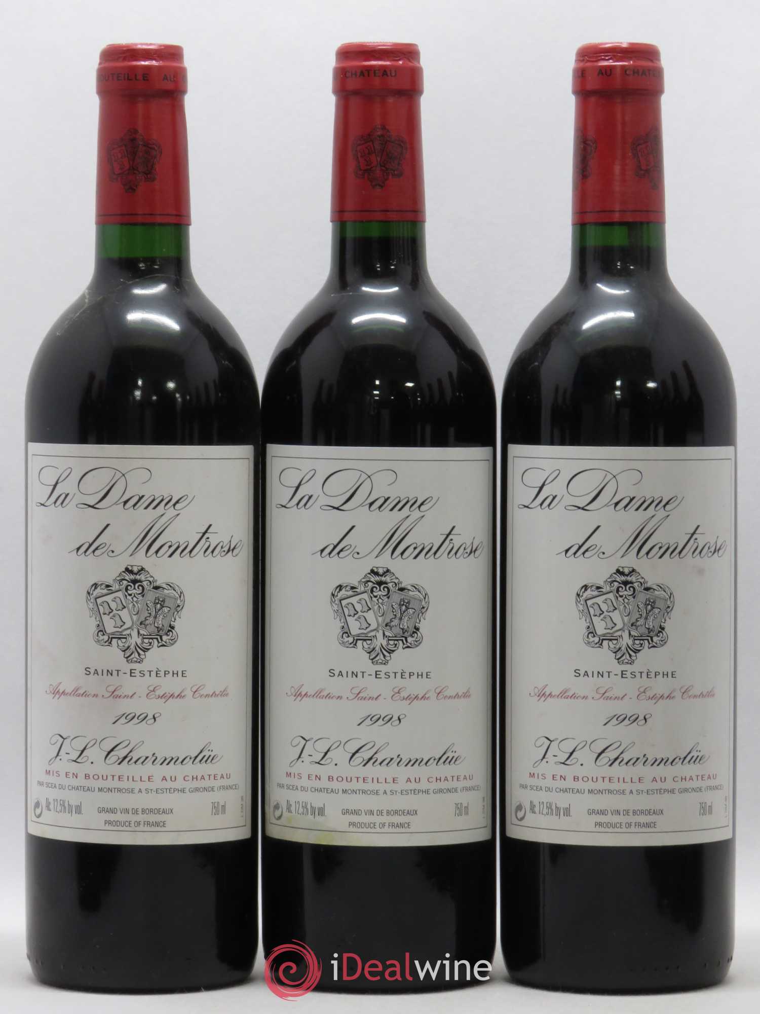 La Dame de Montrose Second Vin 1998 - Lot de 12 bouteilles - 1