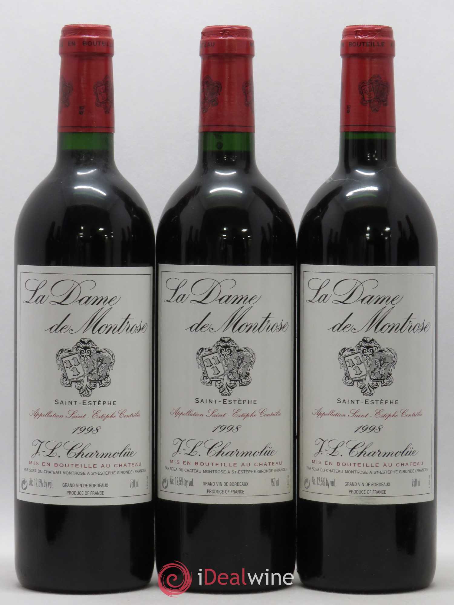 La Dame de Montrose Second Vin 1998 - Lot de 12 bouteilles - 2
