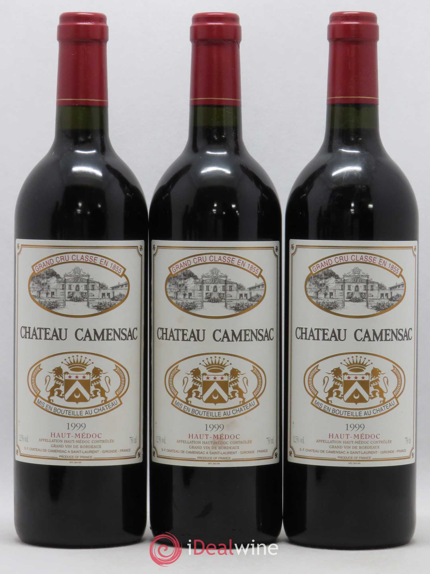 Château Camensac 5ème Grand Cru Classé 1999 - Lot de 12 bouteilles - 1