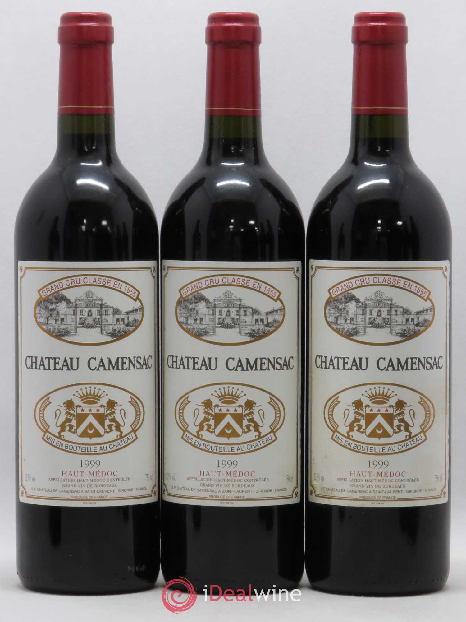 Château Camensac 5ème Grand Cru Classé 1999 - Lot de 12 bouteilles - 2