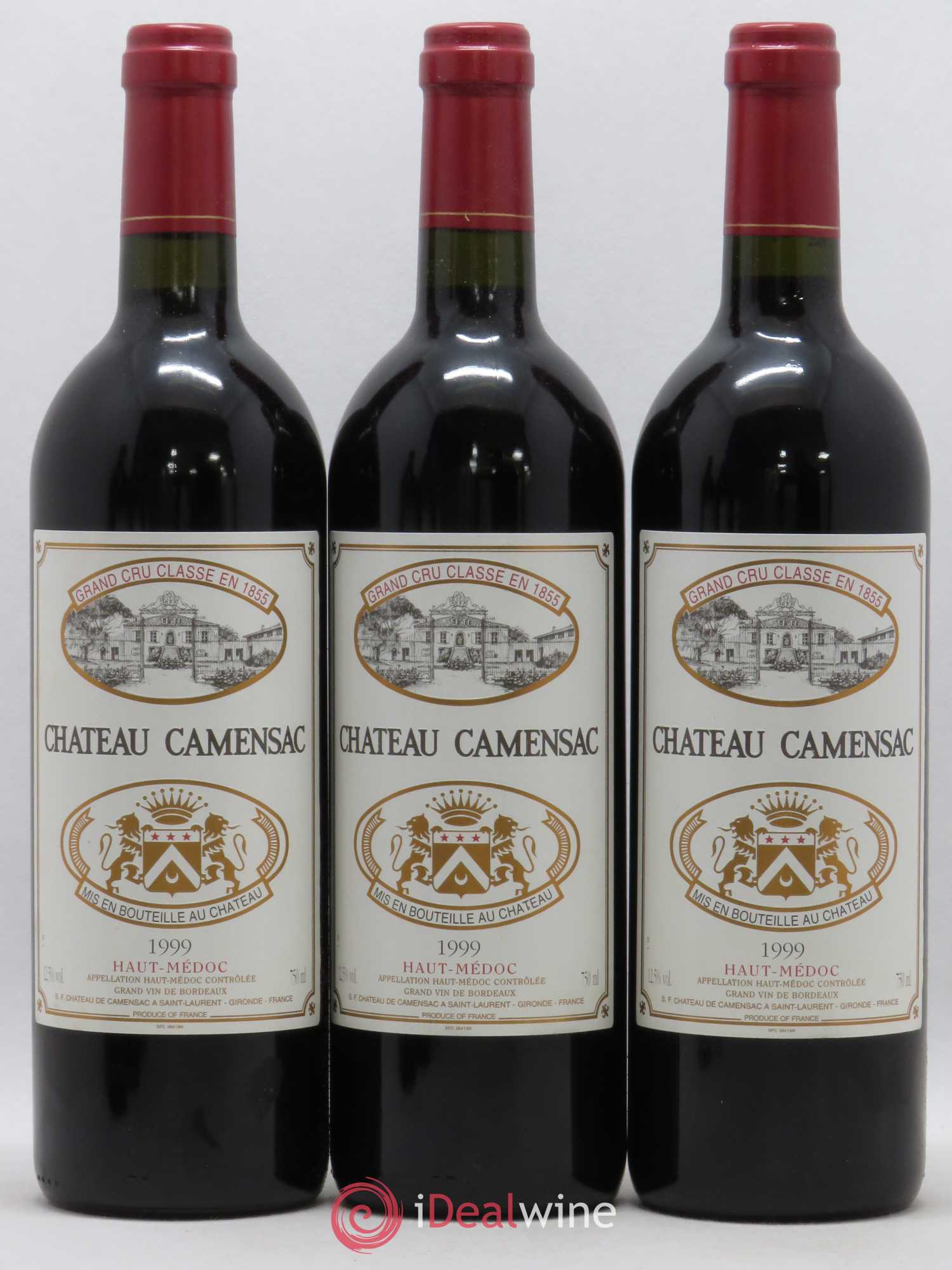 Château Camensac 5ème Grand Cru Classé 1999 - Lot de 12 bouteilles - 4