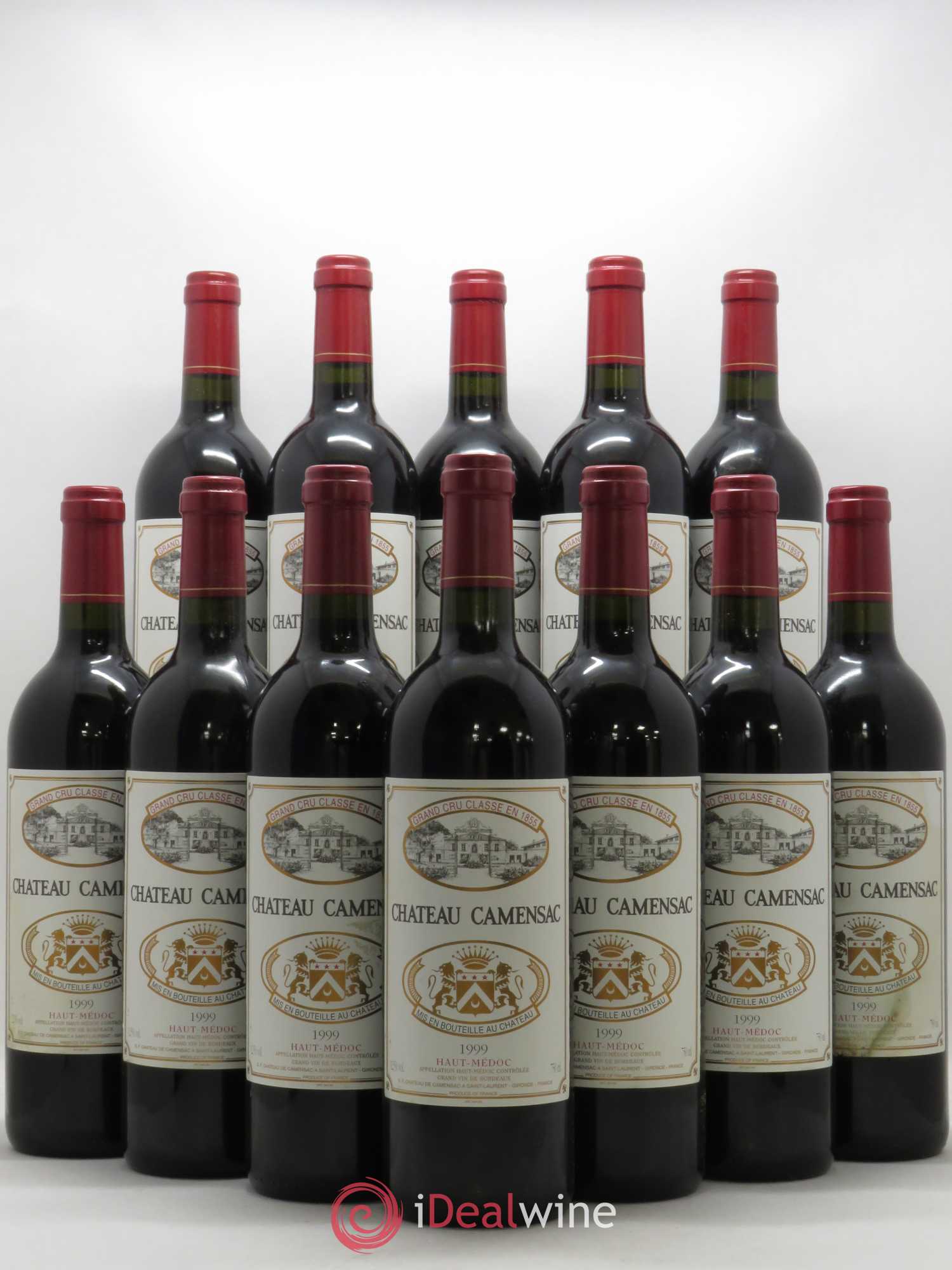 Château Camensac 5ème Grand Cru Classé 1999 - Lot de 12 bouteilles - 0