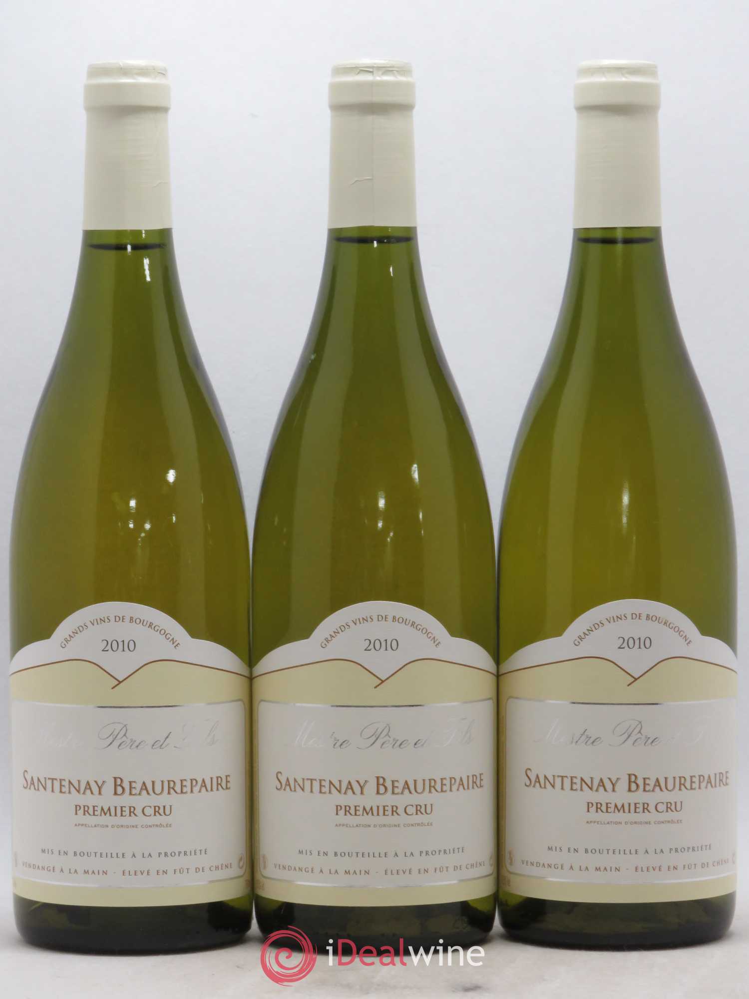 Santenay 1er Cru Beaurepaire Mestre 2010 - Posten von 6 Flaschen - 2