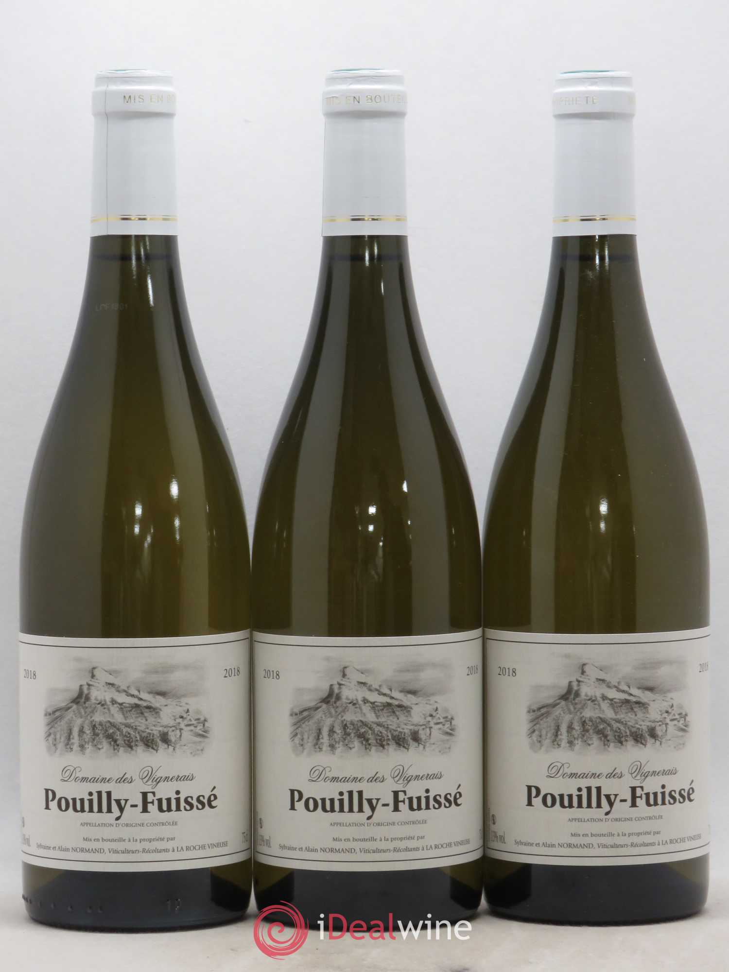 Pouilly-Fuissé Domaine des Vignerais 2018 - Lot de 3 bouteilles - 0