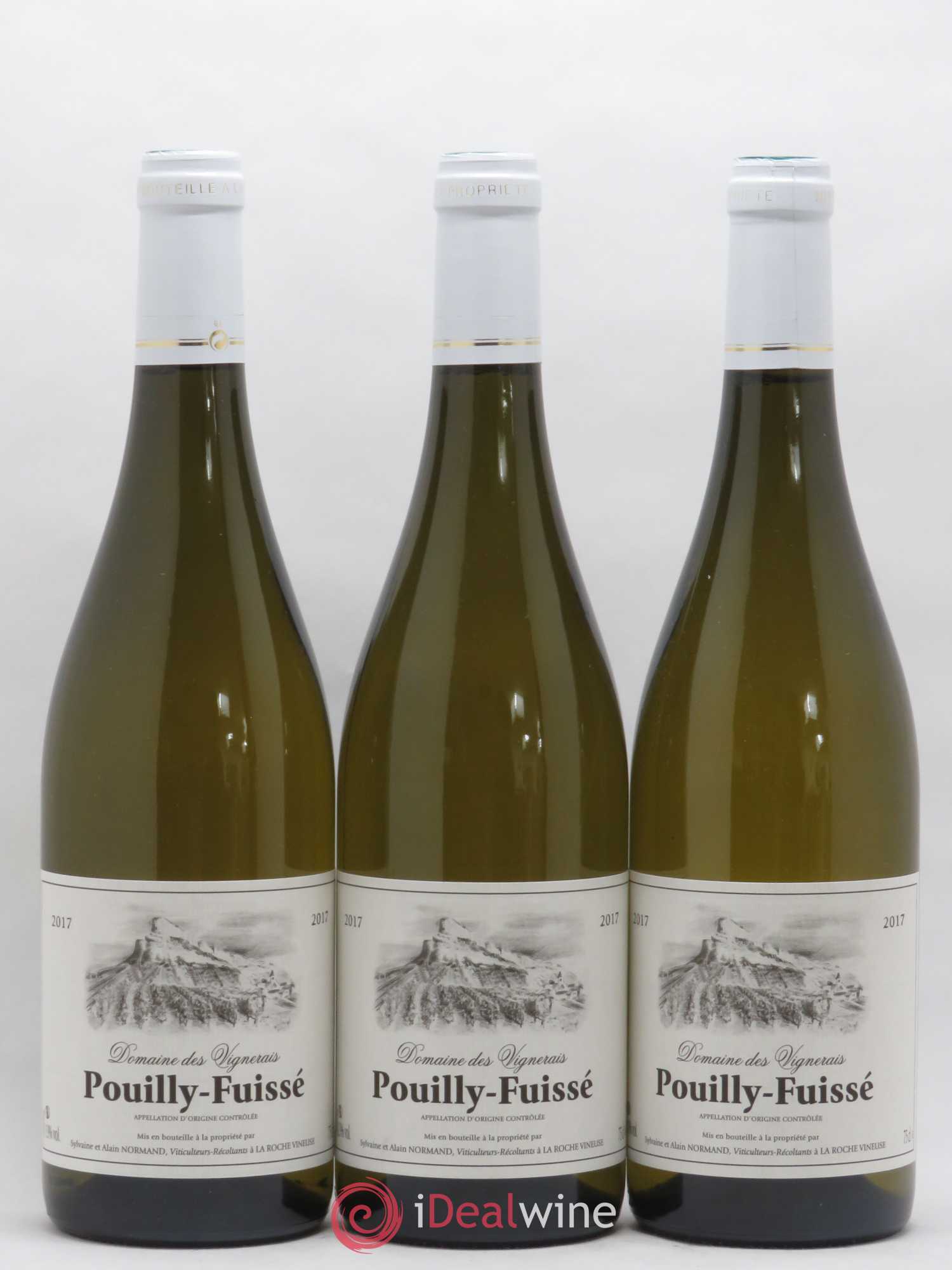 Pouilly-Fuissé Domaine Des Vignerais 2017 - Lot de 3 bouteilles - 0