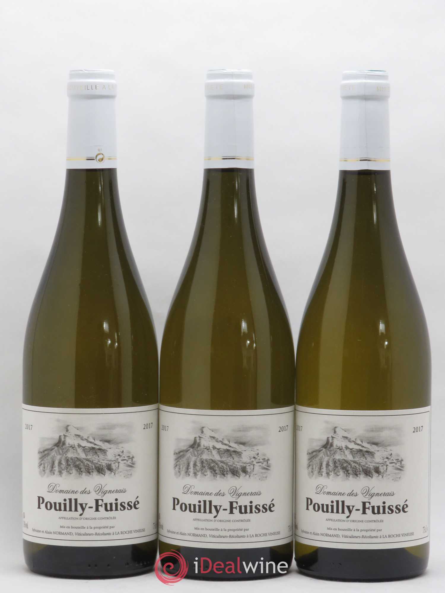 Pouilly-Fuissé Domaine Des Vignerais 2017 - Lot de 3 bouteilles - 0