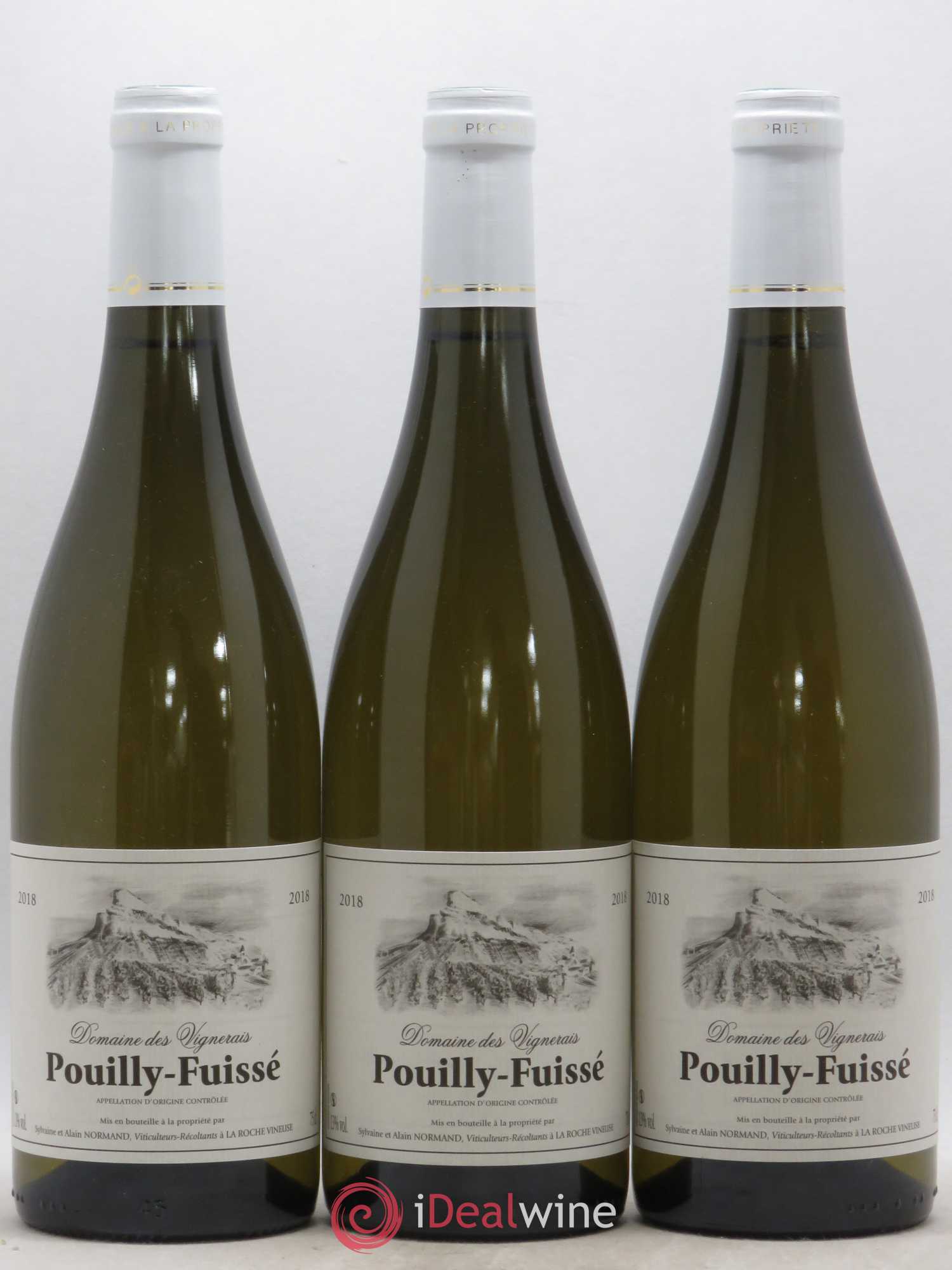 Pouilly-Fuissé Domaine des Vignerais 2018 - Lot de 6 bouteilles - 1