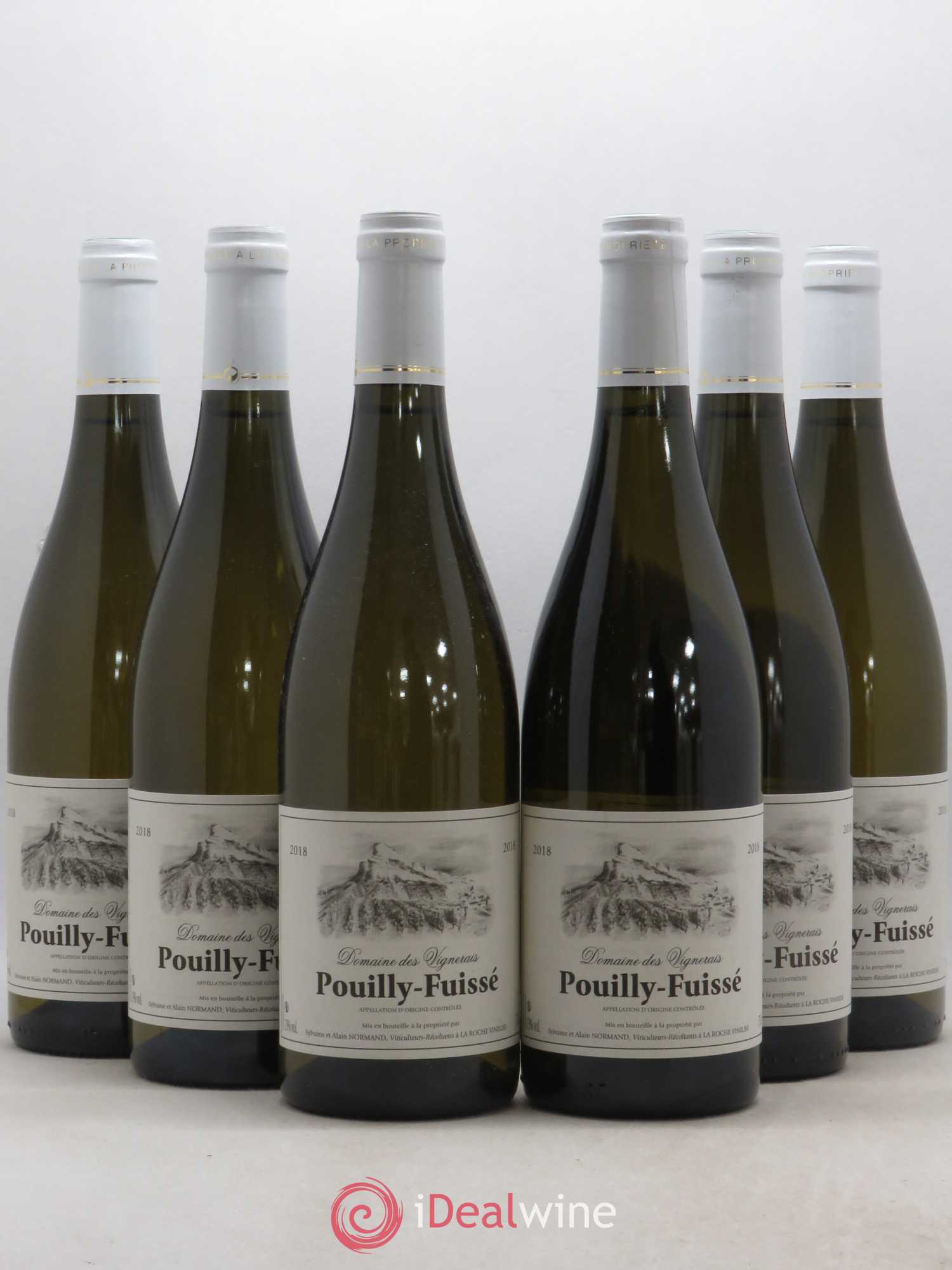 Pouilly-Fuissé Domaine des Vignerais 2018 - Lot de 6 bouteilles - 0