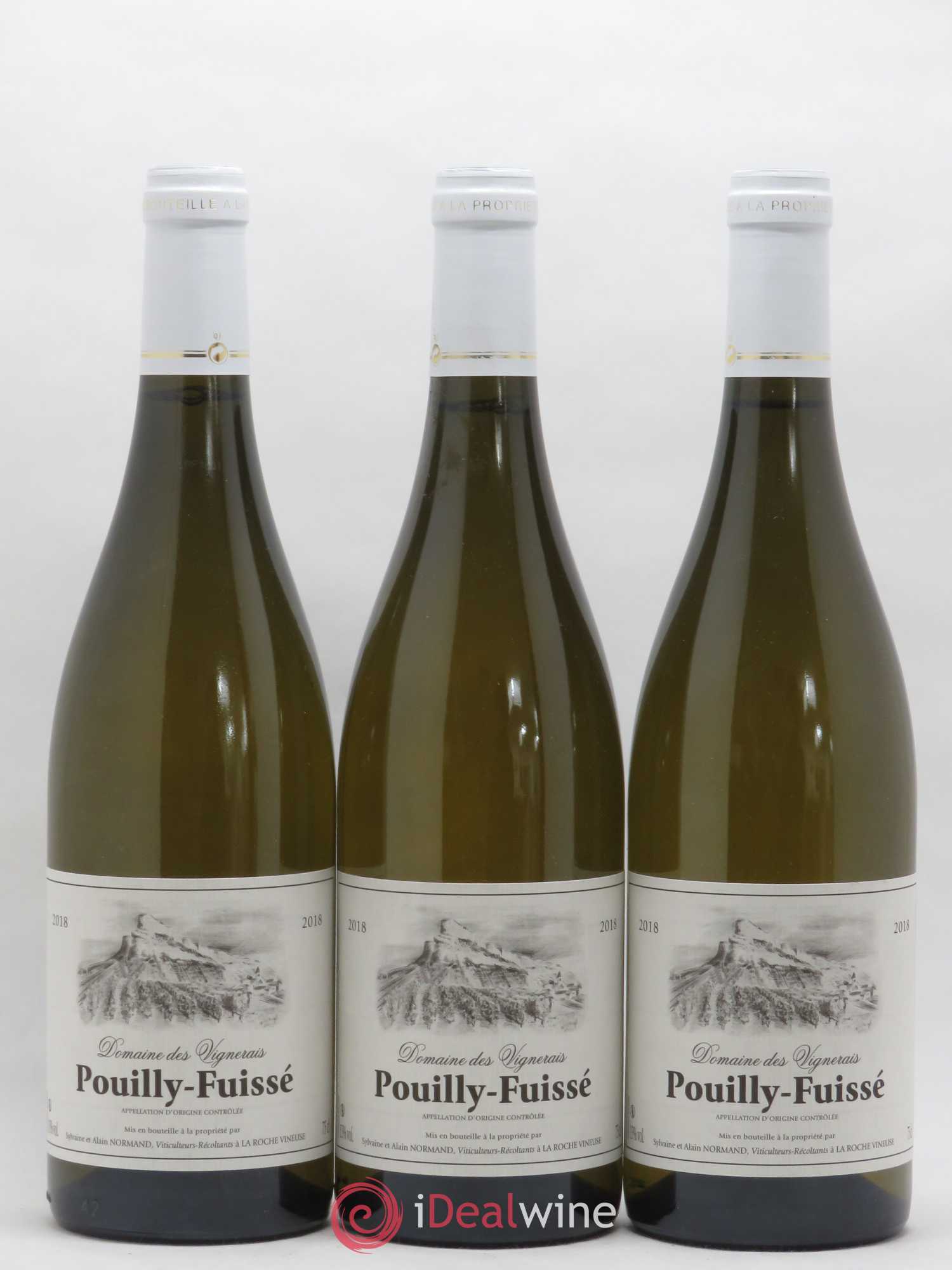 Pouilly-Fuissé Domaine Des Vignerais 2018 - Lot de 3 bouteilles - 0
