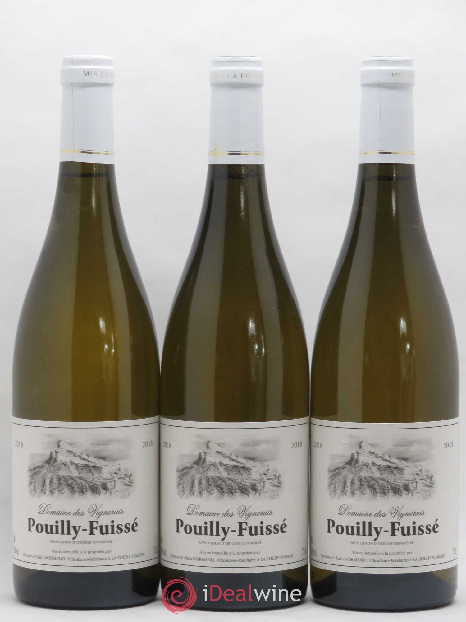 Pouilly-Fuissé Domaine Des Vignerais 2018 - Lot de 3 bouteilles - 0