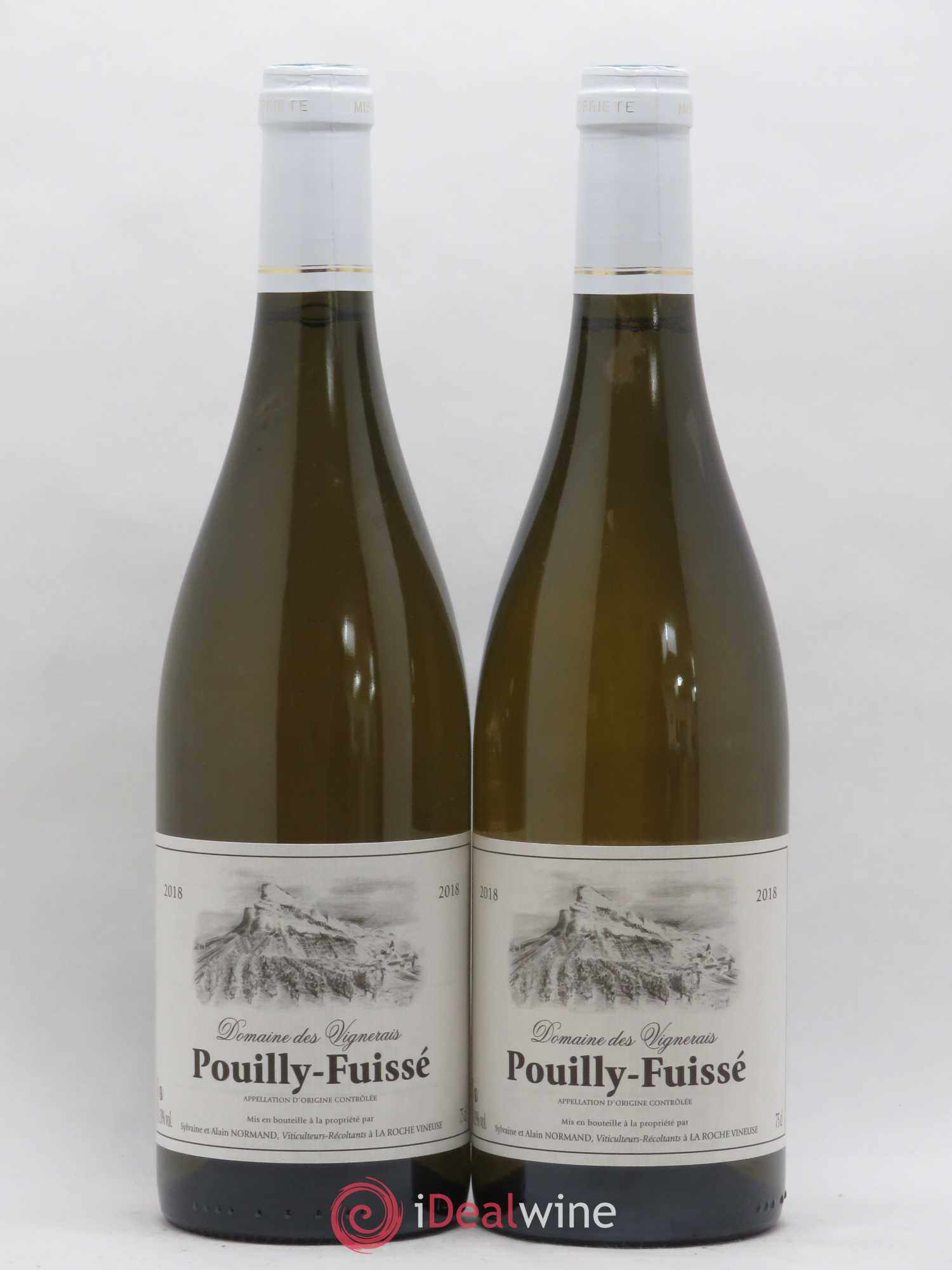 Pouilly-Fuissé Domaine Des Vignerais (sans prix de réserve) 2018 - Posten von 2 Flaschen - 0