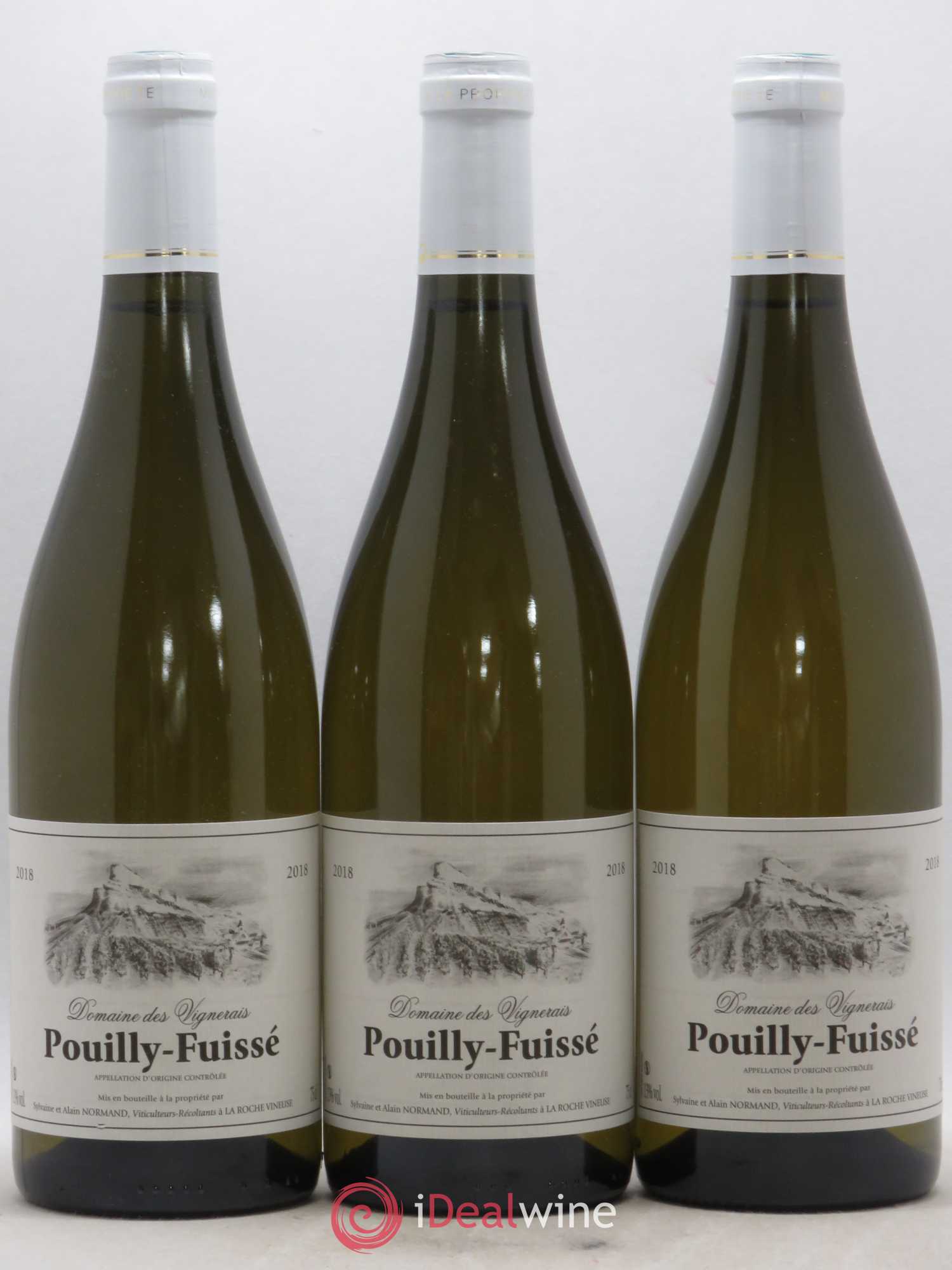 Pouilly-Fuissé Domaine des Vignerais 2018 - Lot de 6 bouteilles - 1
